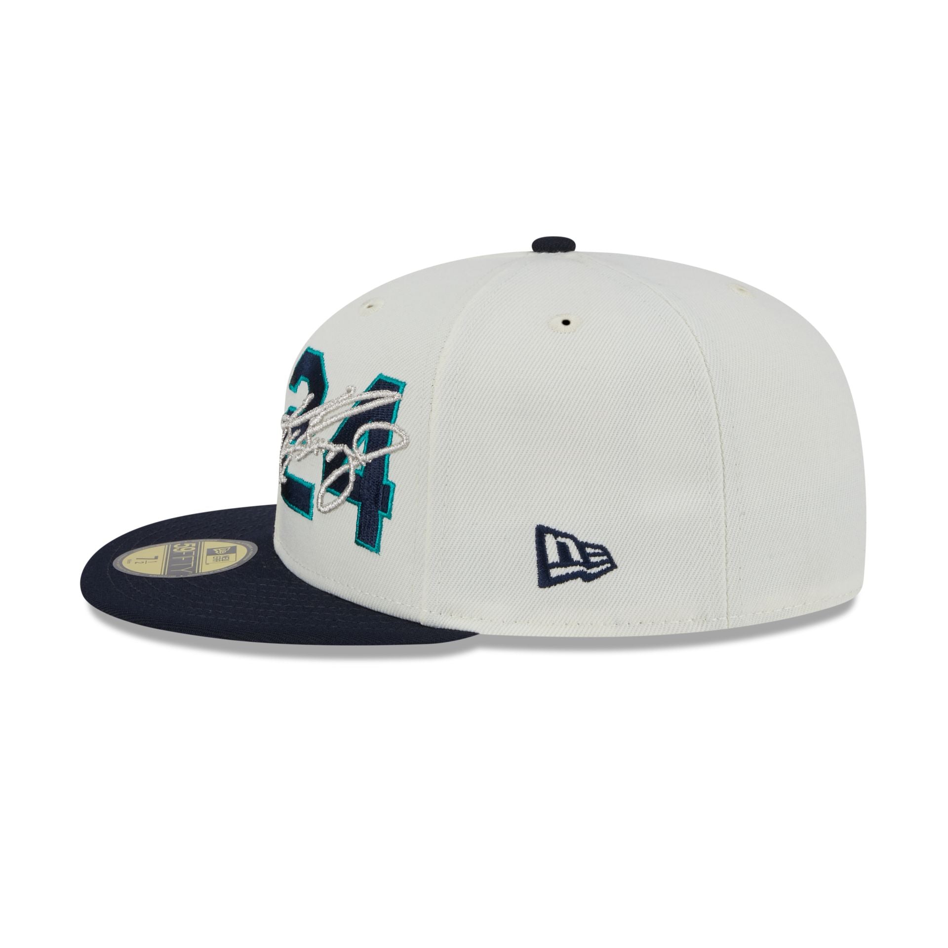 Seattle Mariners Ken Griffey Jr. Chrome White 59FIFTY Fitted Hat