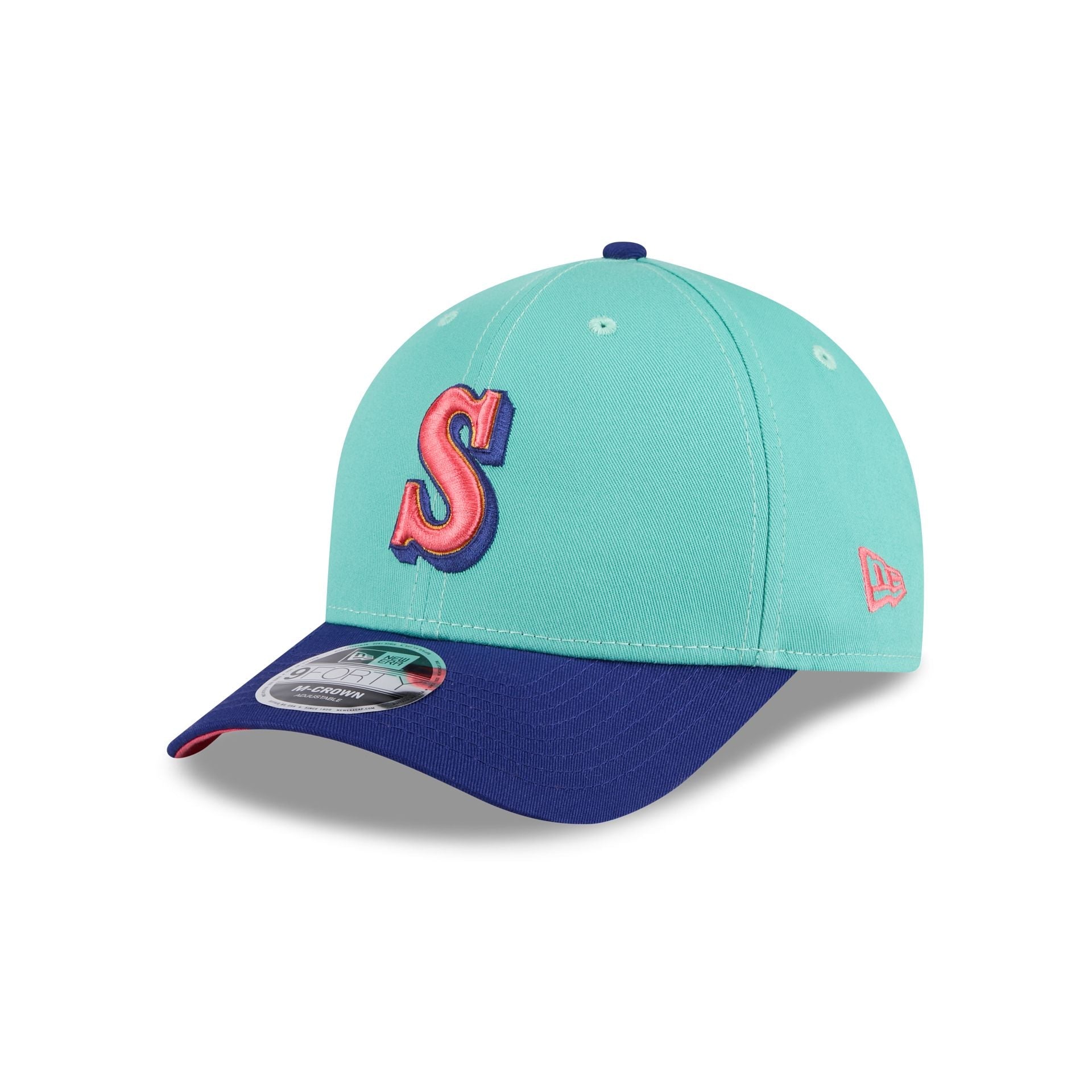 Seattle Mariners Clear Mint 9FORTY M-Crown Adjustable Hat
