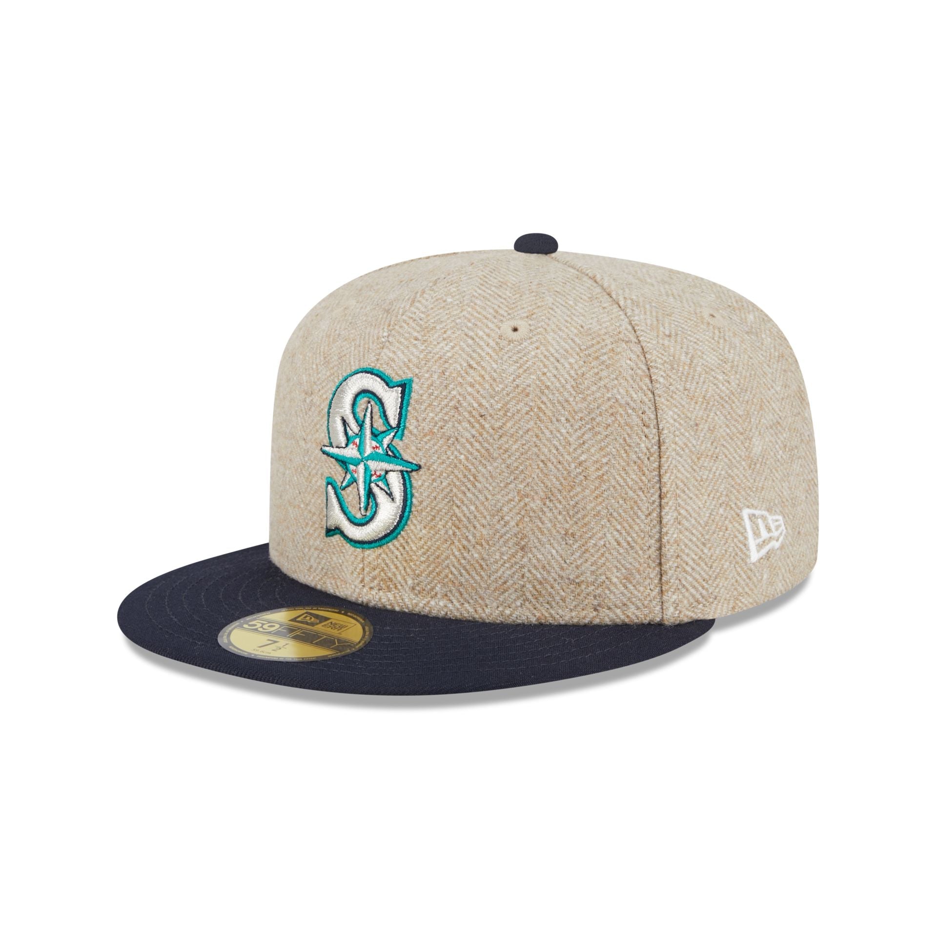 Seattle Mariners Herringbone Moon 59FIFTY Fitted Hat