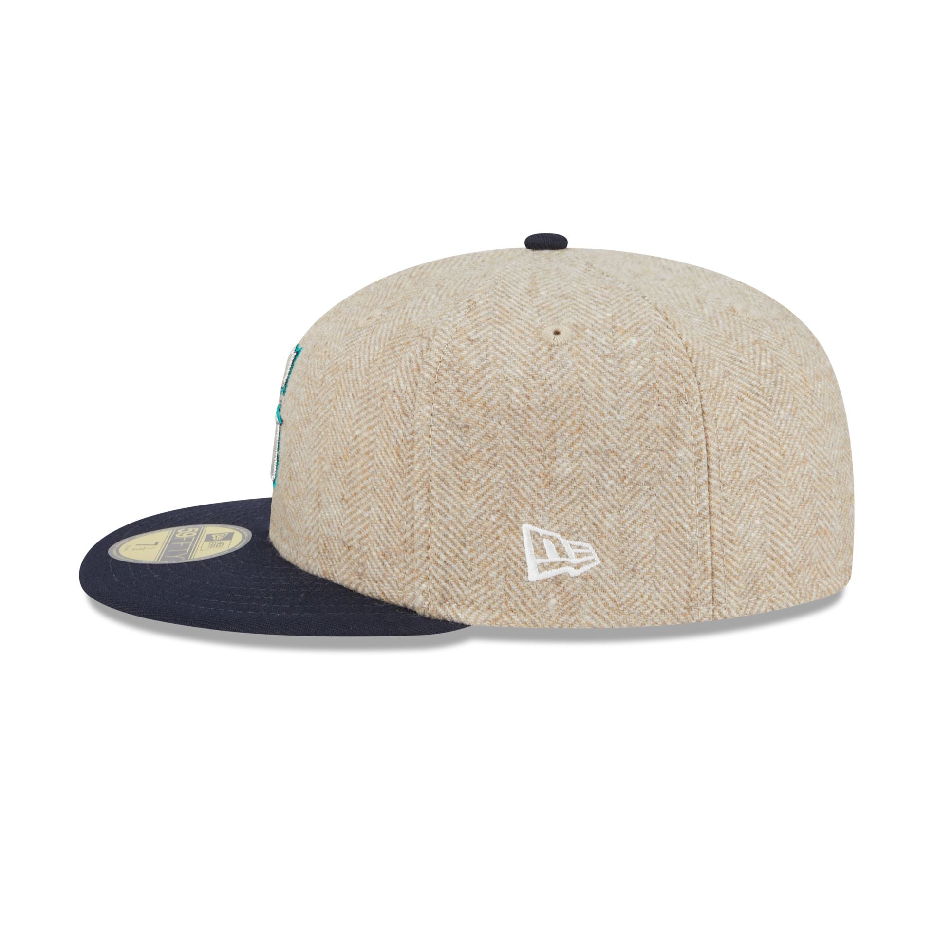 Seattle Mariners Herringbone Moon 59FIFTY Fitted Hat