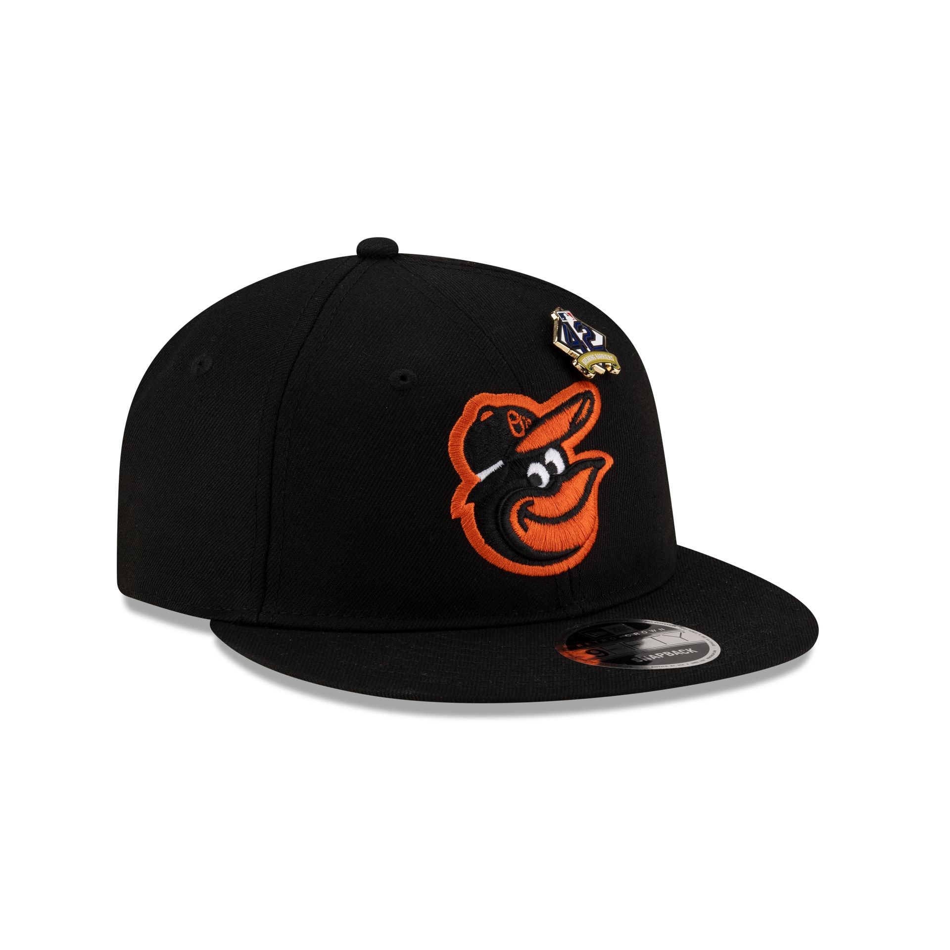 Baltimore Orioles Jackie Robinson Day 2025 Retro Crown 9FIFTY Snapback Hat