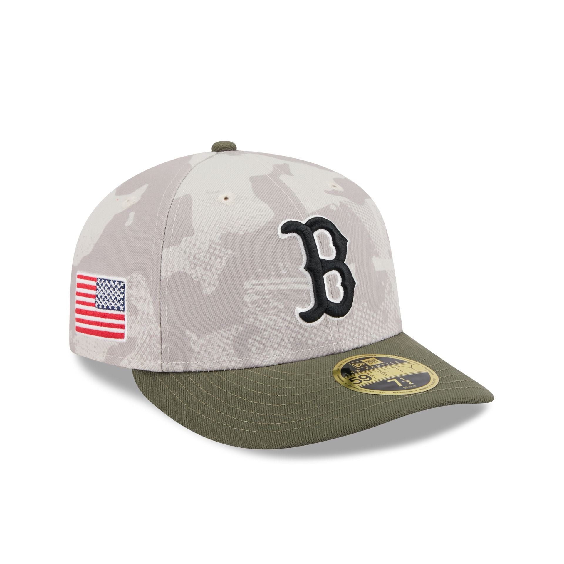 Boston Red Sox Armed Forces Day 2025 Low Profile 59FIFTY Fitted Hat