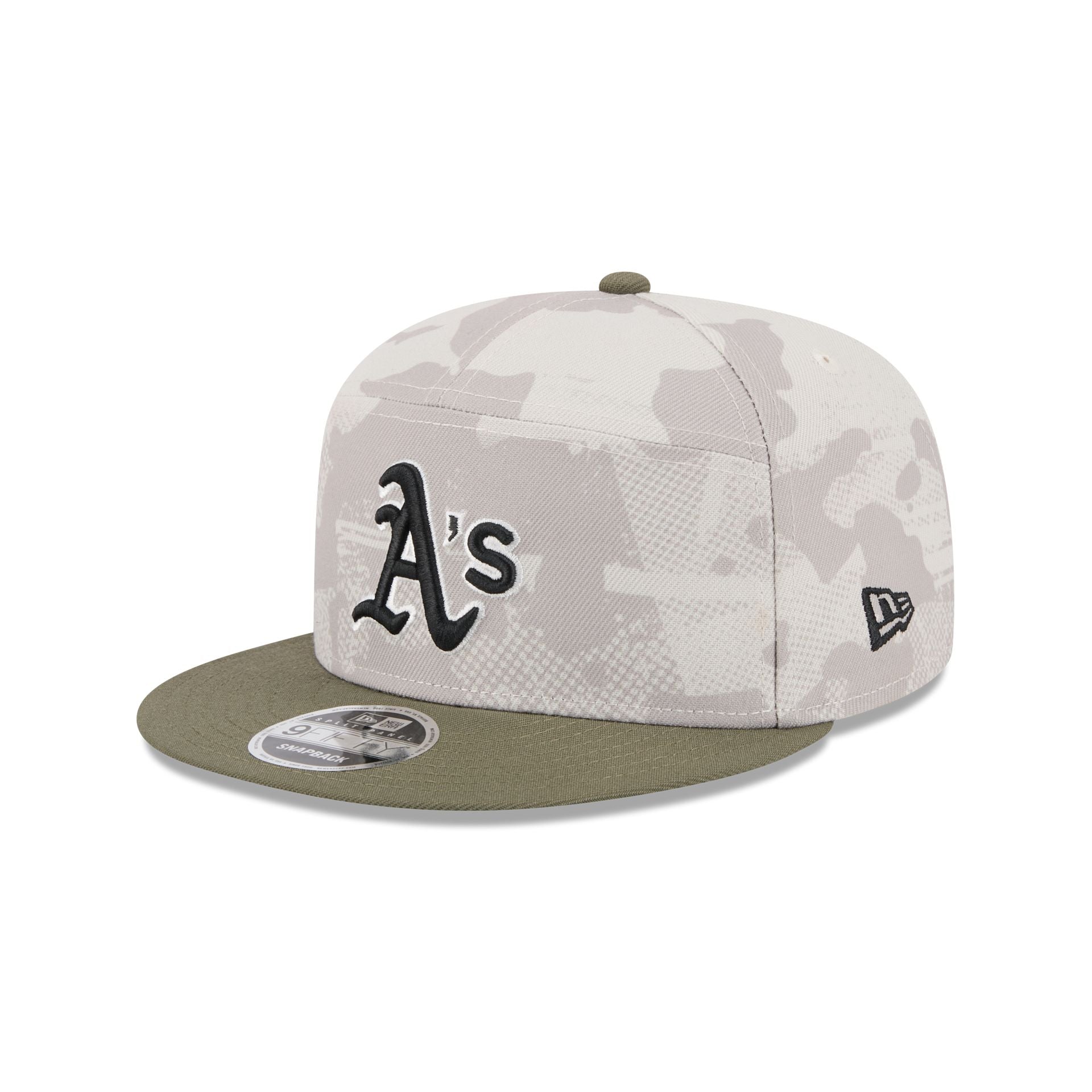 Athletics Armed Forces Day 2025 Split Panel 9FIFTY Snapback Hat