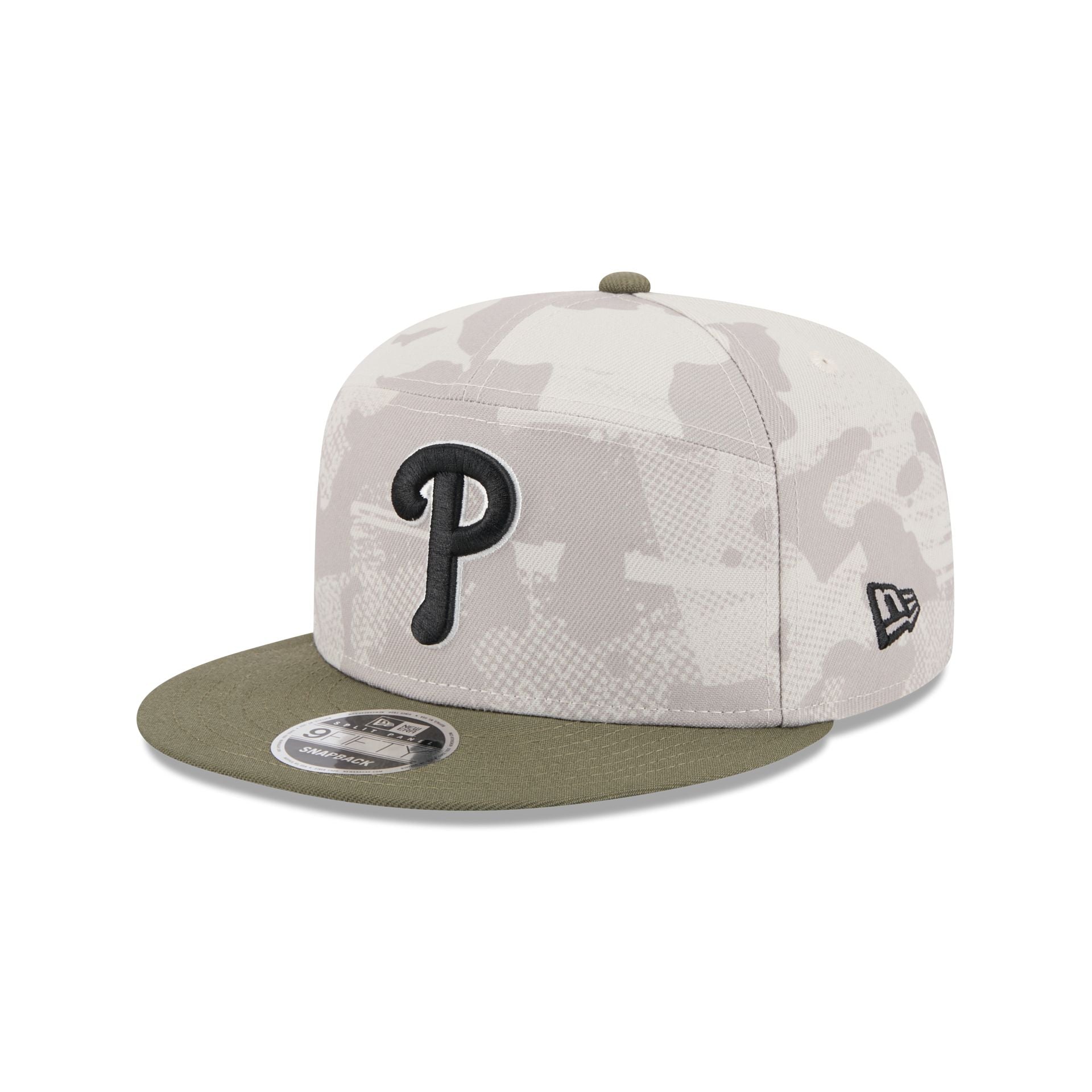 Philadelphia Phillies Armed Forces Day 2025 Split Panel 9FIFTY Snapback Hat