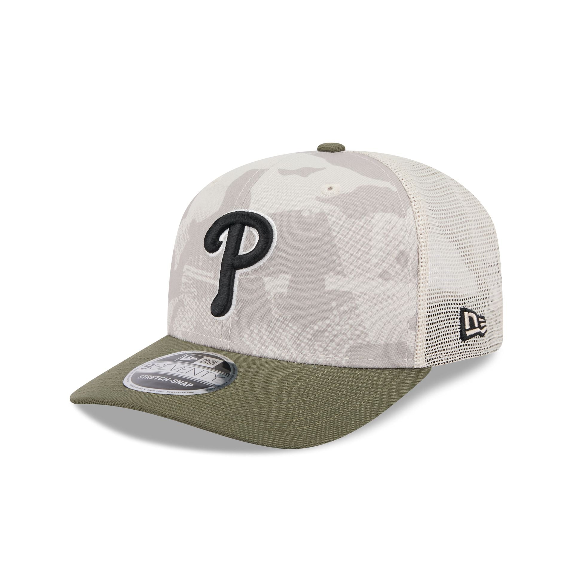 Philadelphia Phillies Armed Forces Day 2025 9SEVENTY Trucker Hat