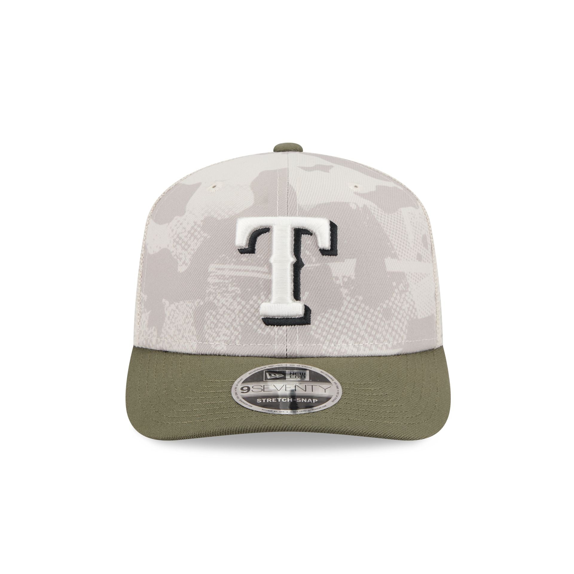 Texas Rangers Armed Forces Day 2025 9SEVENTY Trucker Hat
