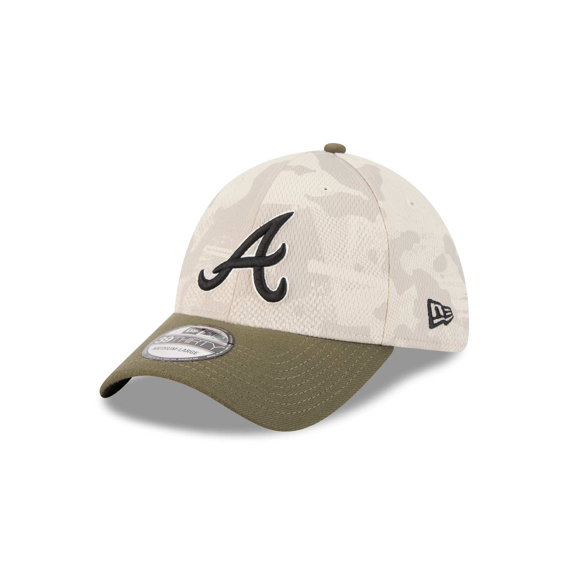 Atlanta Braves Armed Forces Day 2025 39THIRTY Stretch Fit Hat
