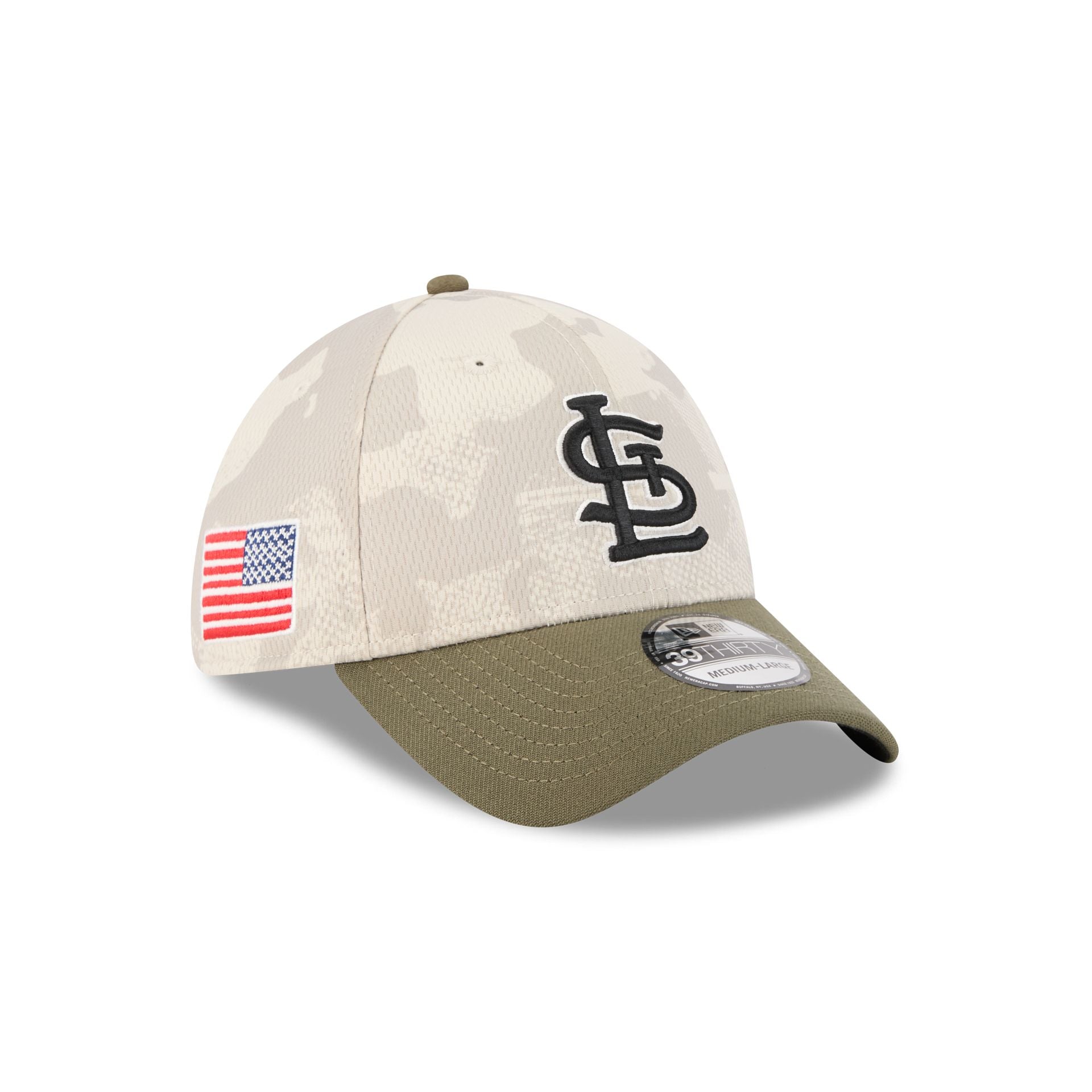 St. Louis Cardinals Armed Forces Day 2025 39THIRTY Stretch Fit Hat