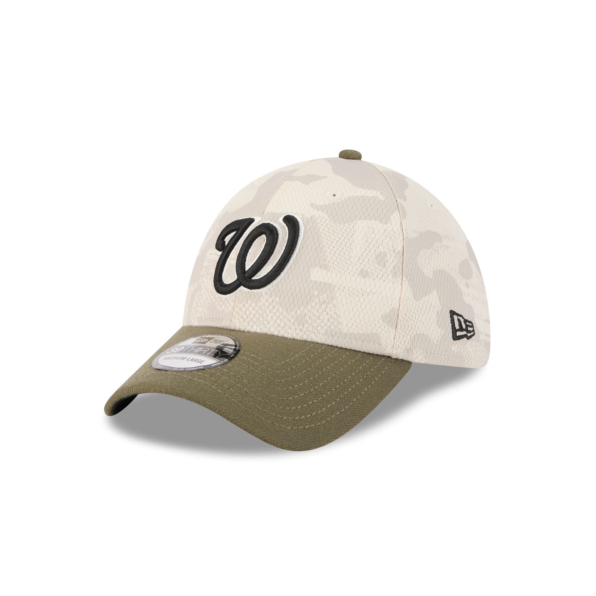 Washington Nationals Armed Forces Day 2025 39THIRTY Stretch Fit Hat