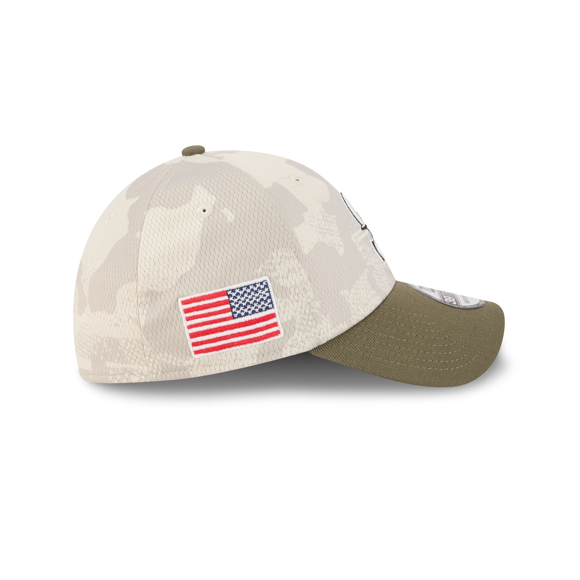Seattle Mariners Armed Forces Day 2025 39THIRTY Stretch Fit Hat