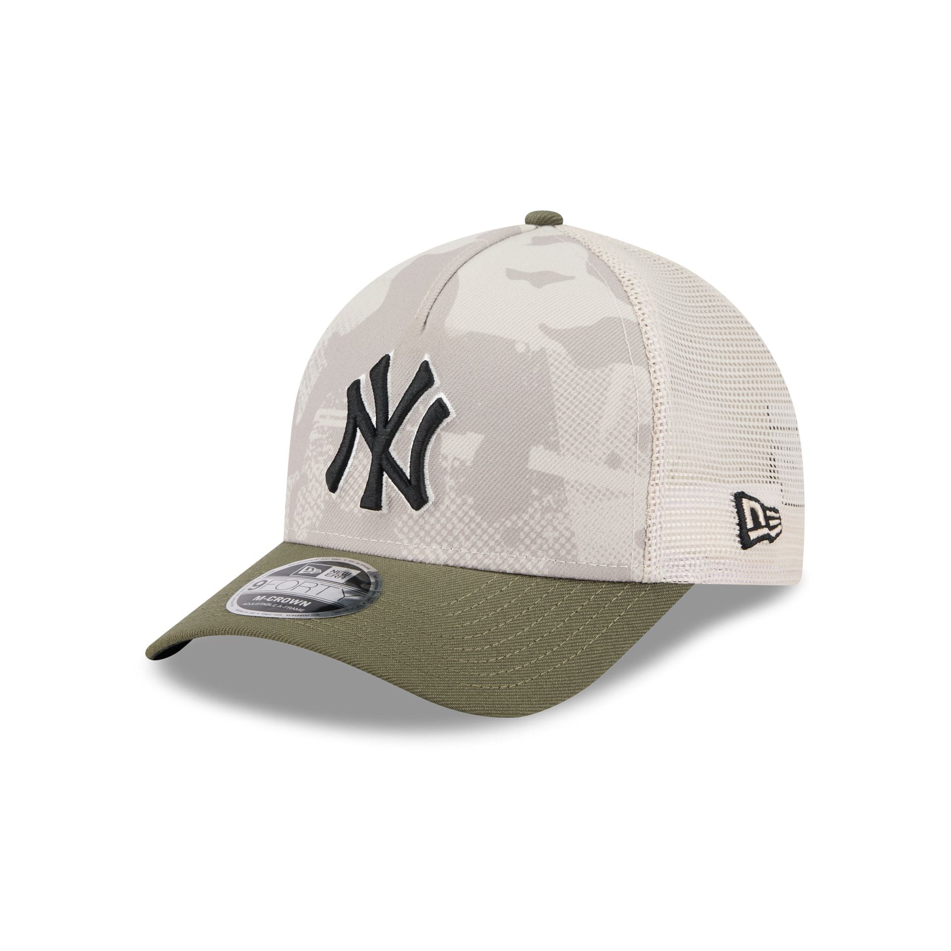 New York Yankees Armed Forces Day 2025 9FORTY M-Crown A-Frame Trucker Hat