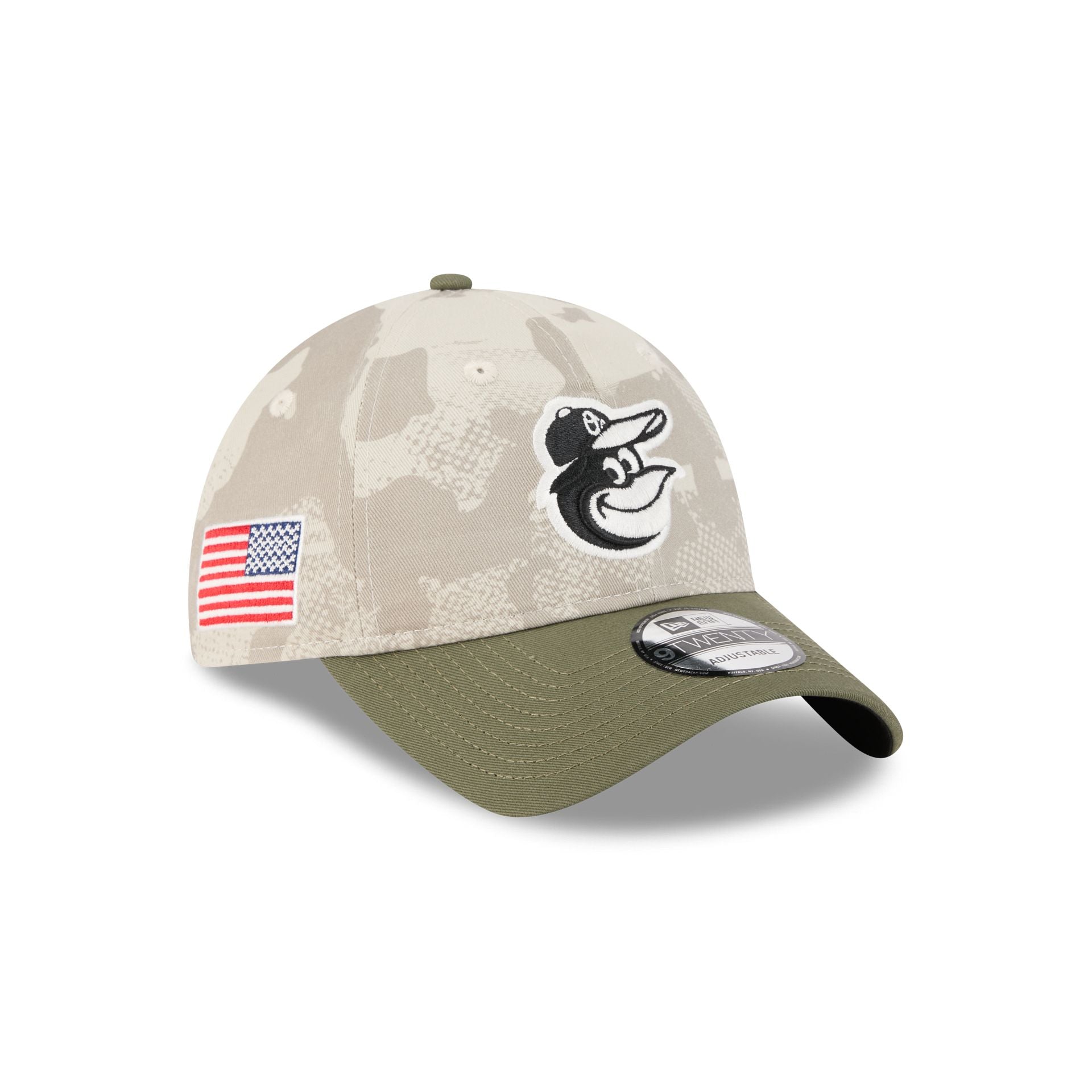 Baltimore Orioles Armed Forces Day 2025 9TWENTY Adjustable Hat