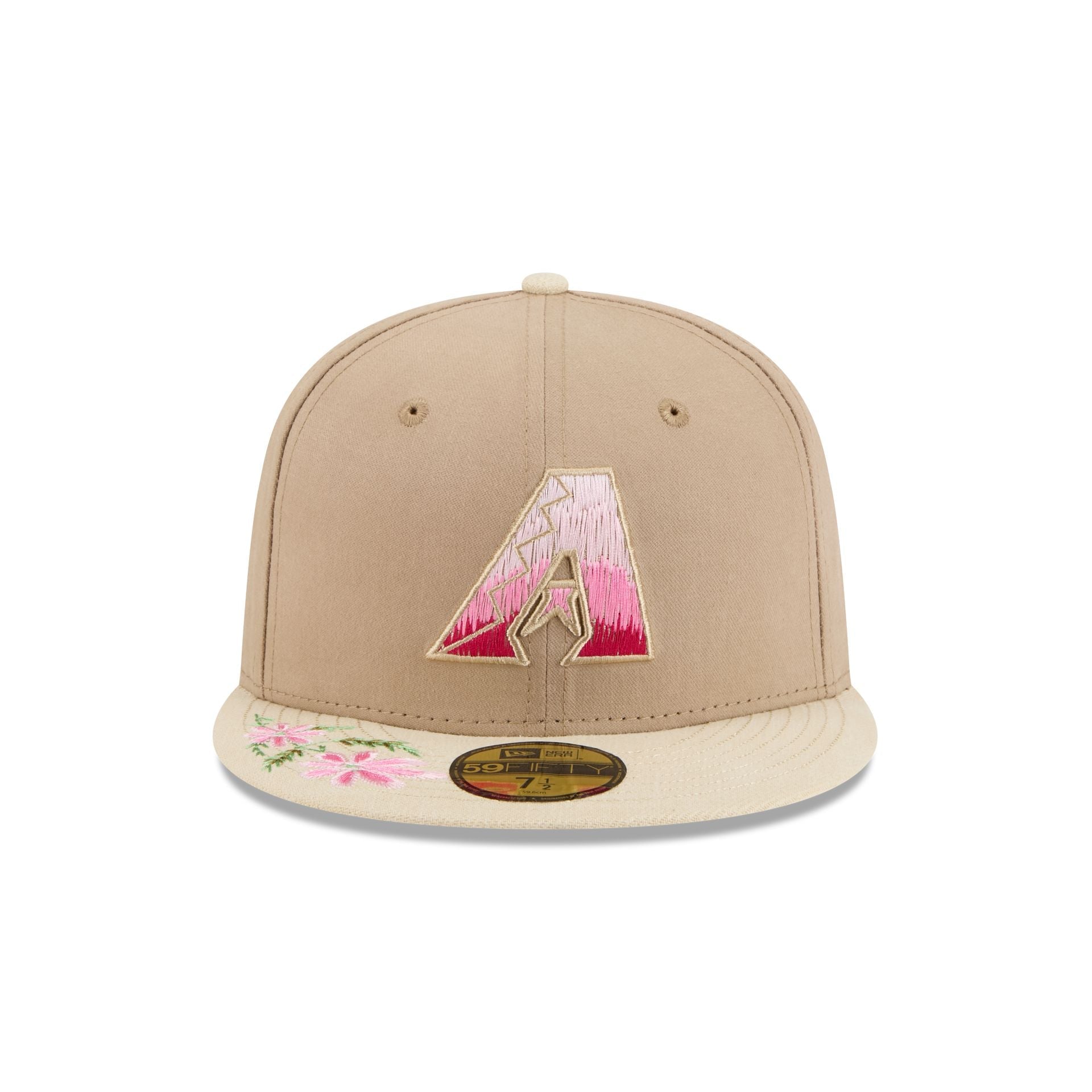 Arizona Diamondbacks Hand Stitched Floral 59FIFTY Fitted Hat