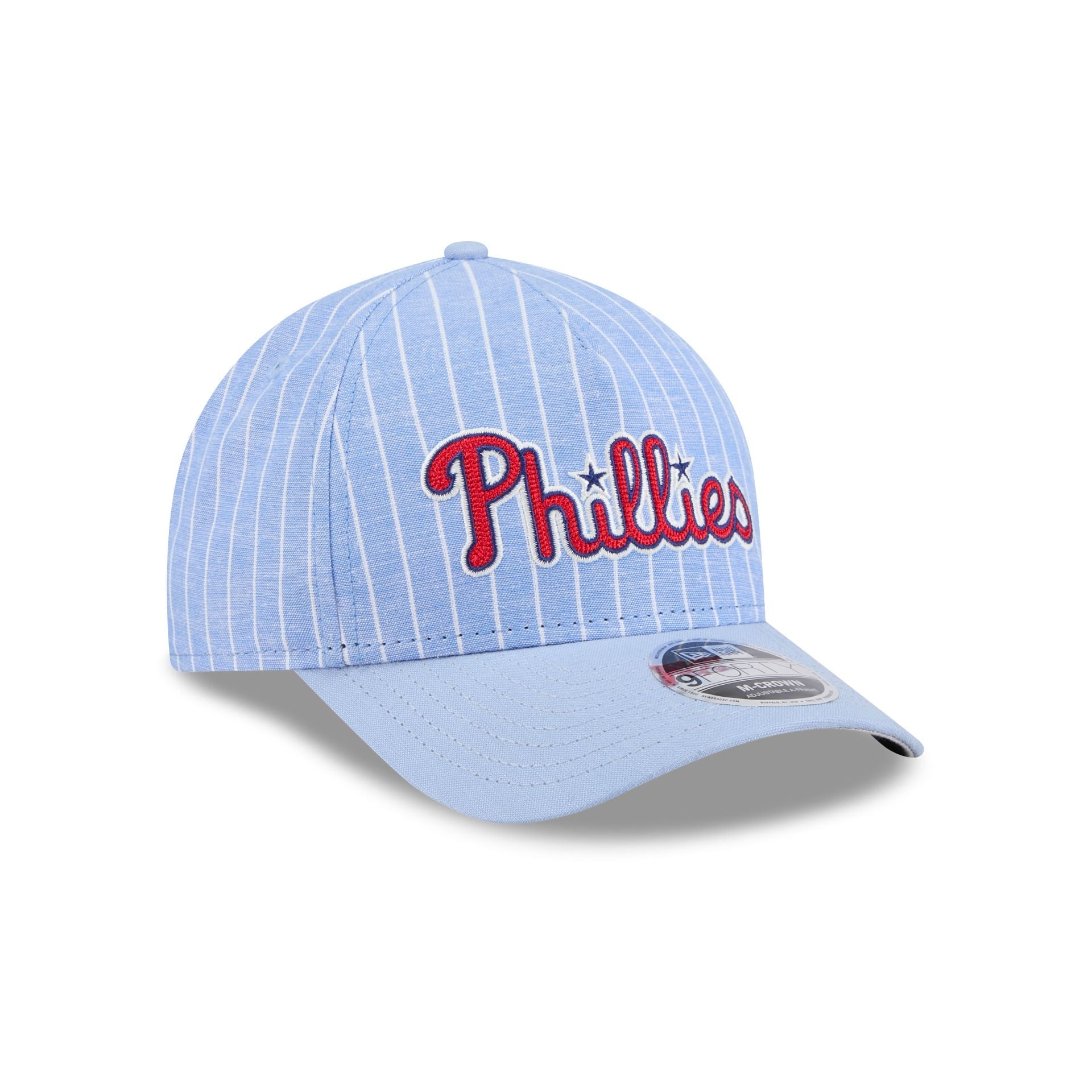 Philadelphia Phillies Pinstripe Linen 9FORTY M-Crown A-Frame Snapback Hat