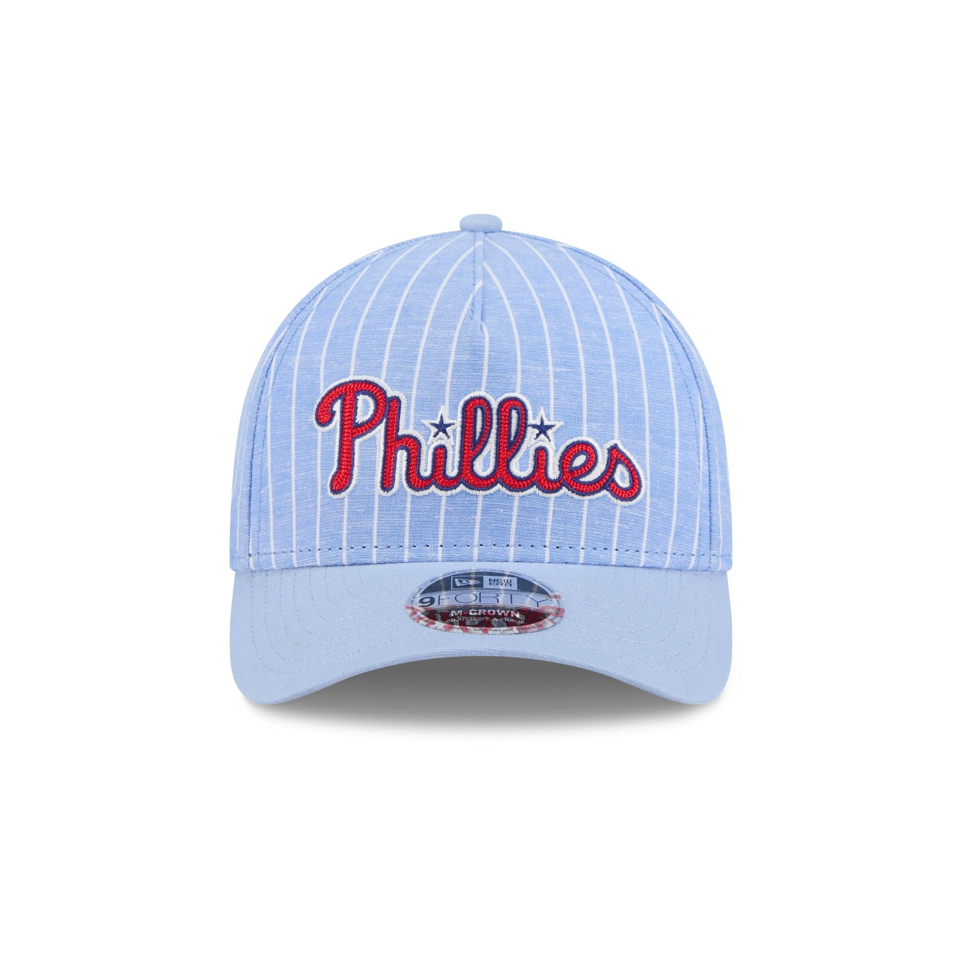 Philadelphia Phillies Pinstripe Linen 9FORTY M-Crown A-Frame Snapback Hat