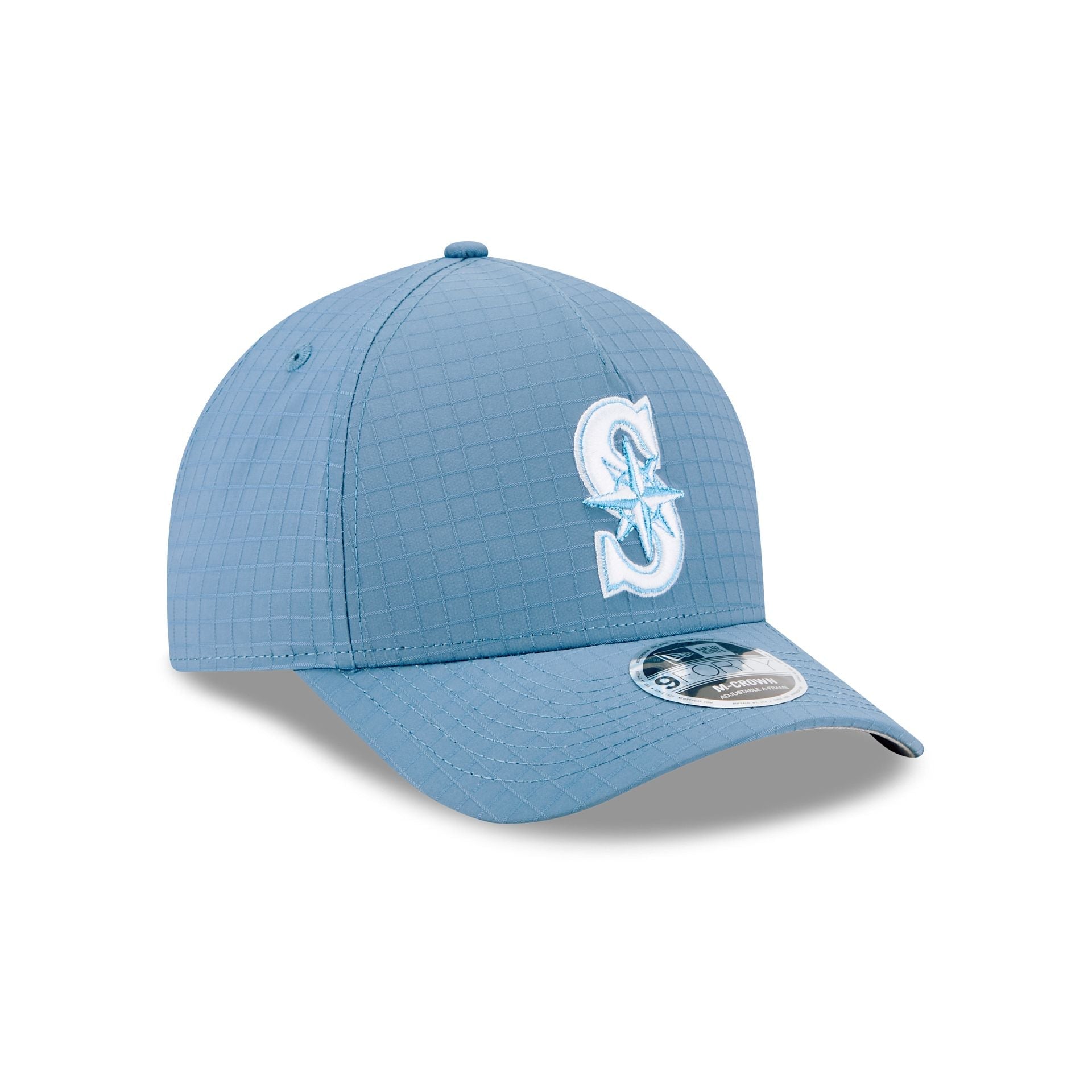 Seattle Mariners Blue Ripstop 9FORTY M-Crown A-Frame Snapback Hat