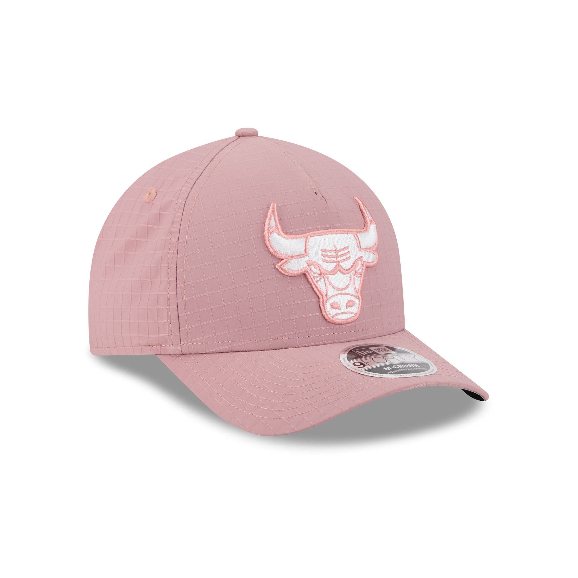 Chicago Bulls Pink Ripstop 9FORTY M-Crown A-Frame Snapback Hat