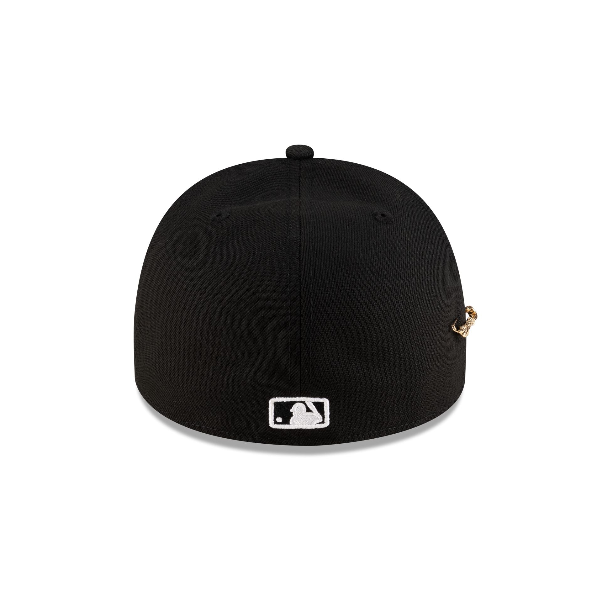 Seattle Mariners Black Script Safety Pin 59FIFTY A-Frame Fitted Hat