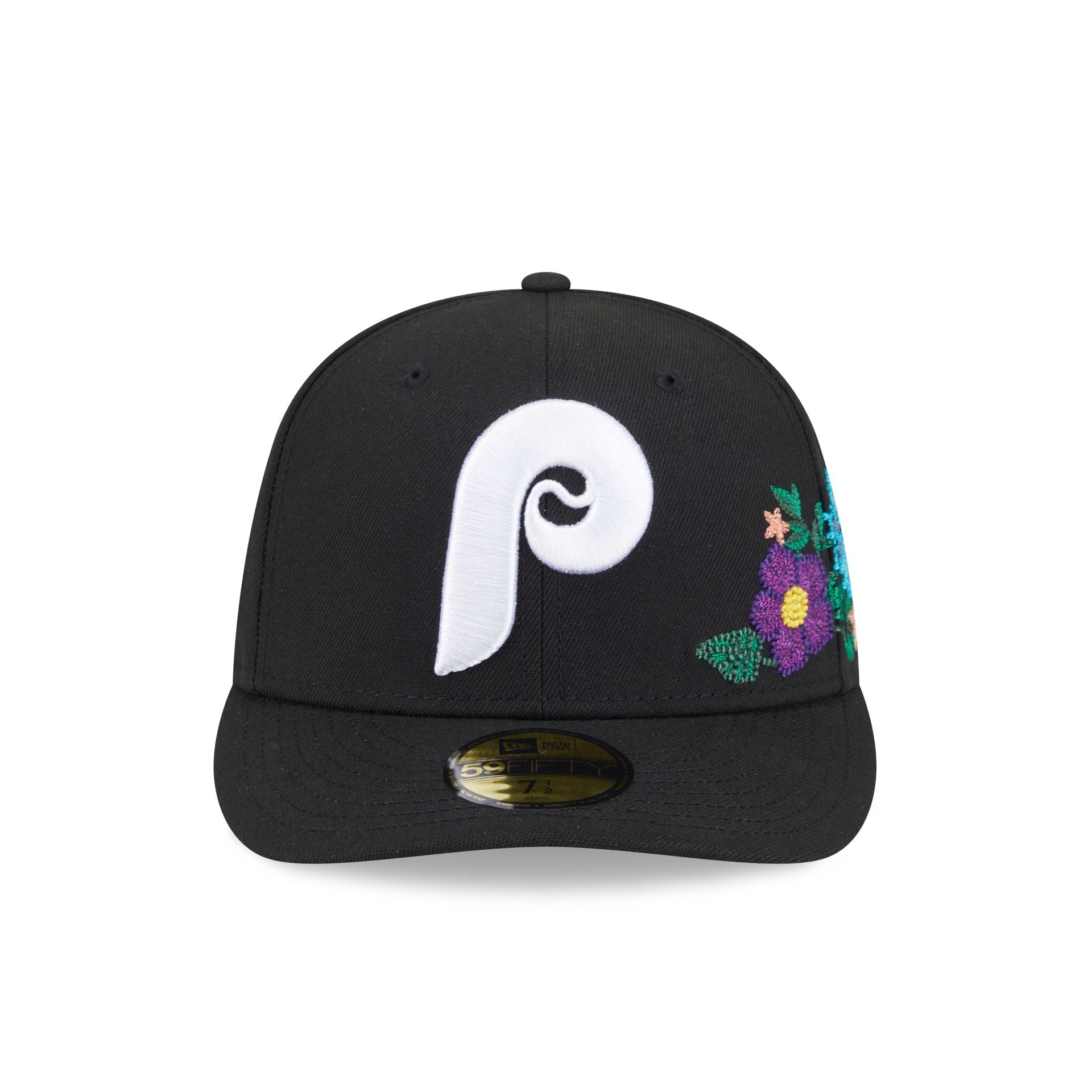 Philadelphia Phillies Tonal Florals Black 59FIFTY Fitted Hat