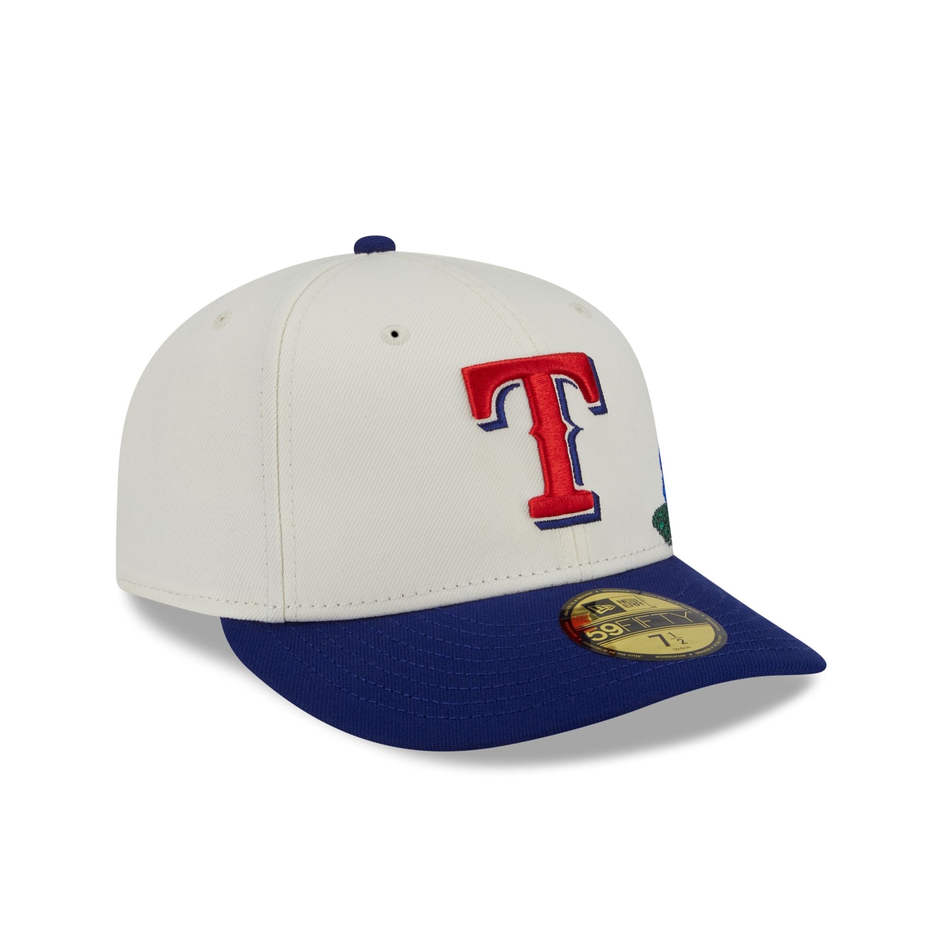 Texas Rangers Tonal Florals White 59FIFTY Fitted Hat
