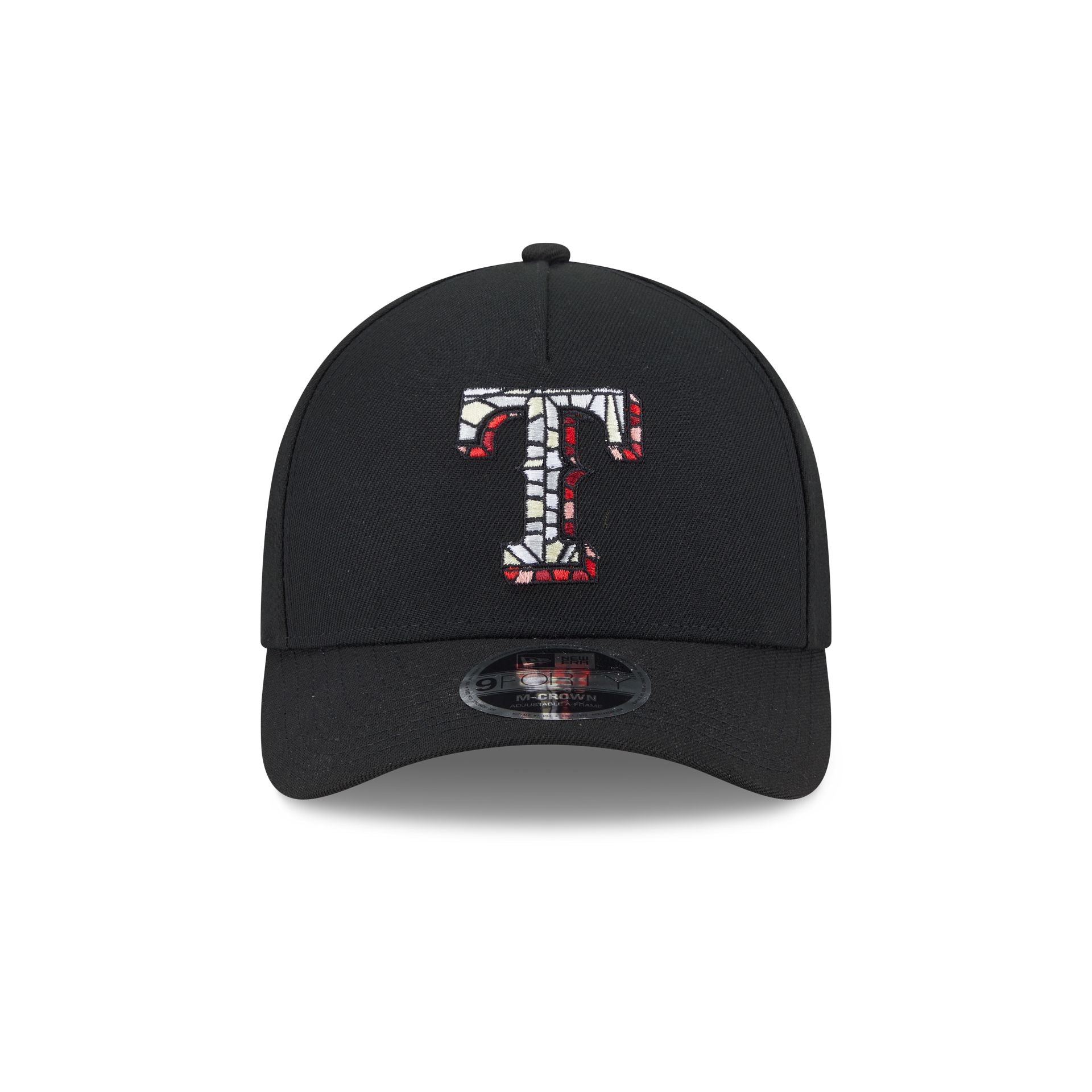 Texas Rangers Stained Glass 9FORTY M-Crown A-Frame Snapback Hat