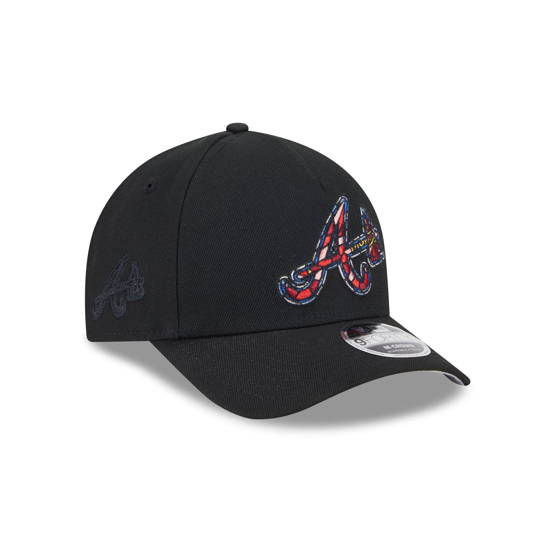 Atlanta Braves Stained Glass 9FORTY M-Crown A-Frame Snapback Hat