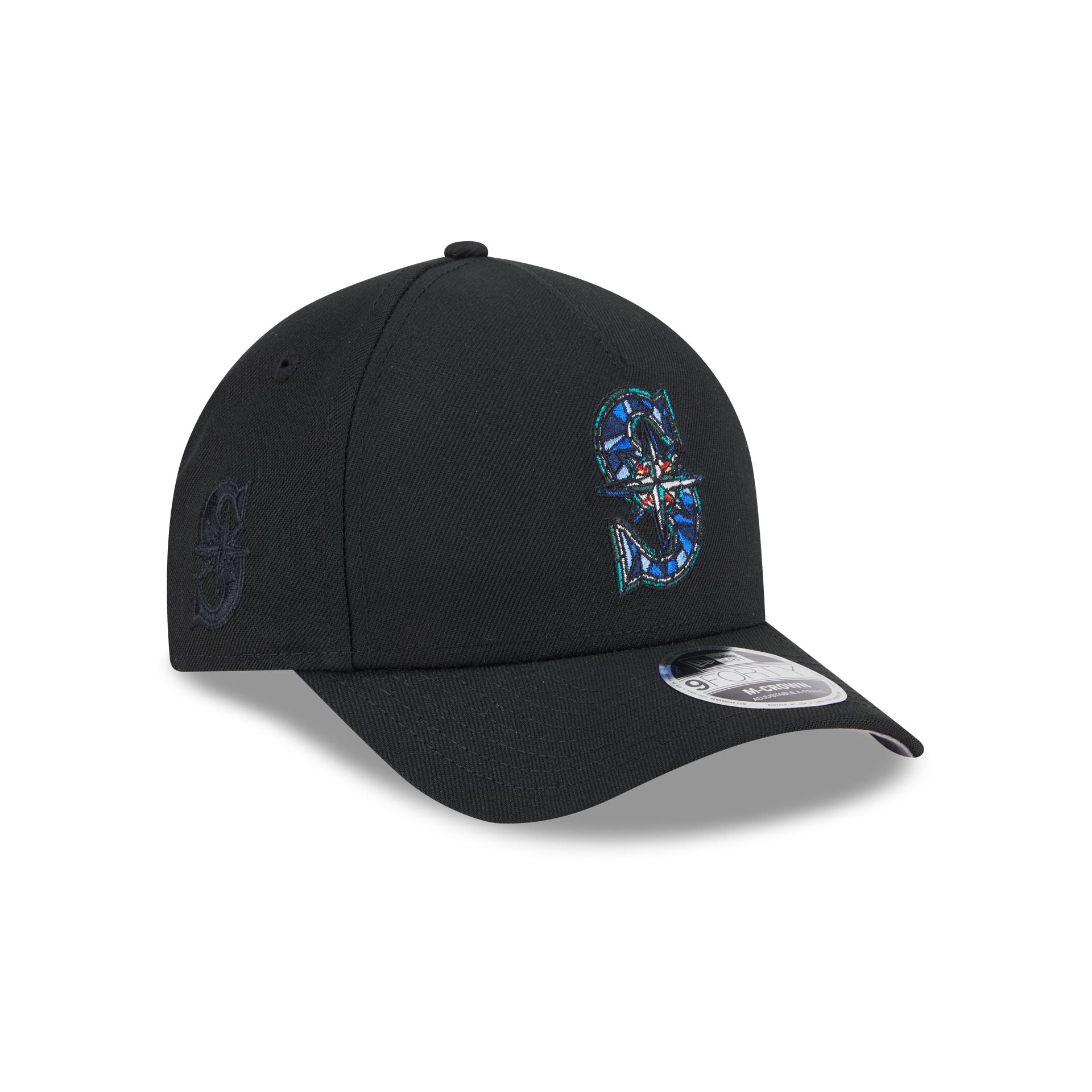 Seattle Mariners Stained Glass 9FORTY M-Crown A-Frame Snapback Hat