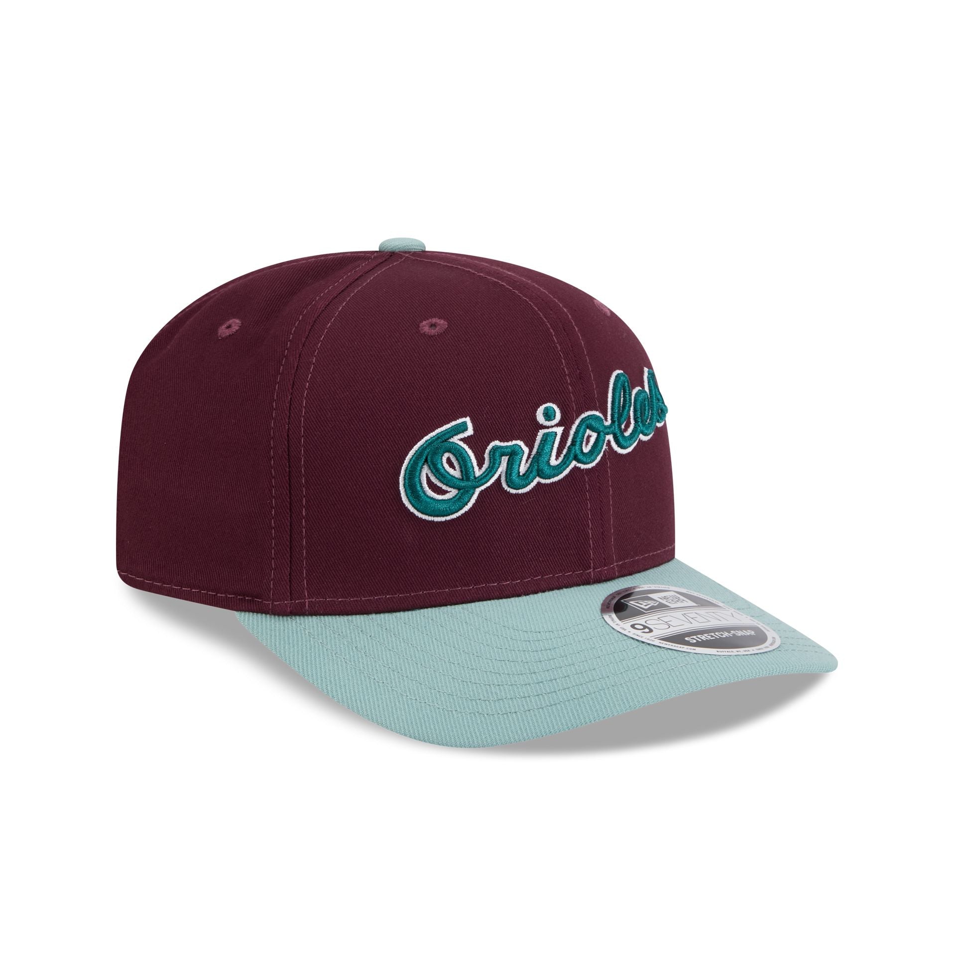 Baltimore Orioles Maroon 9SEVENTY Stretch-Snap Hat