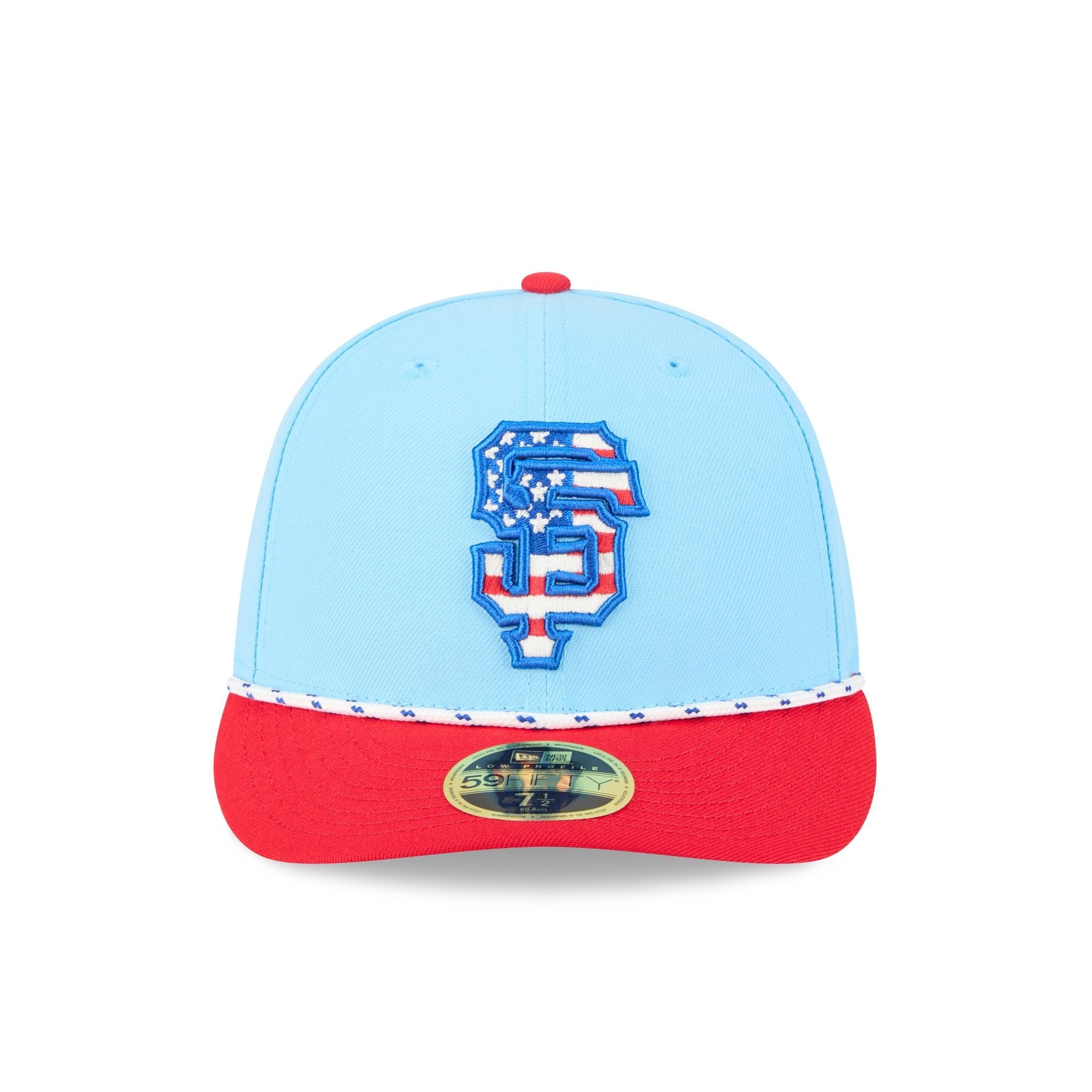 San Francisco Giants Independence Day 2025 Low Profile 59FIFTY Fitted Hat
