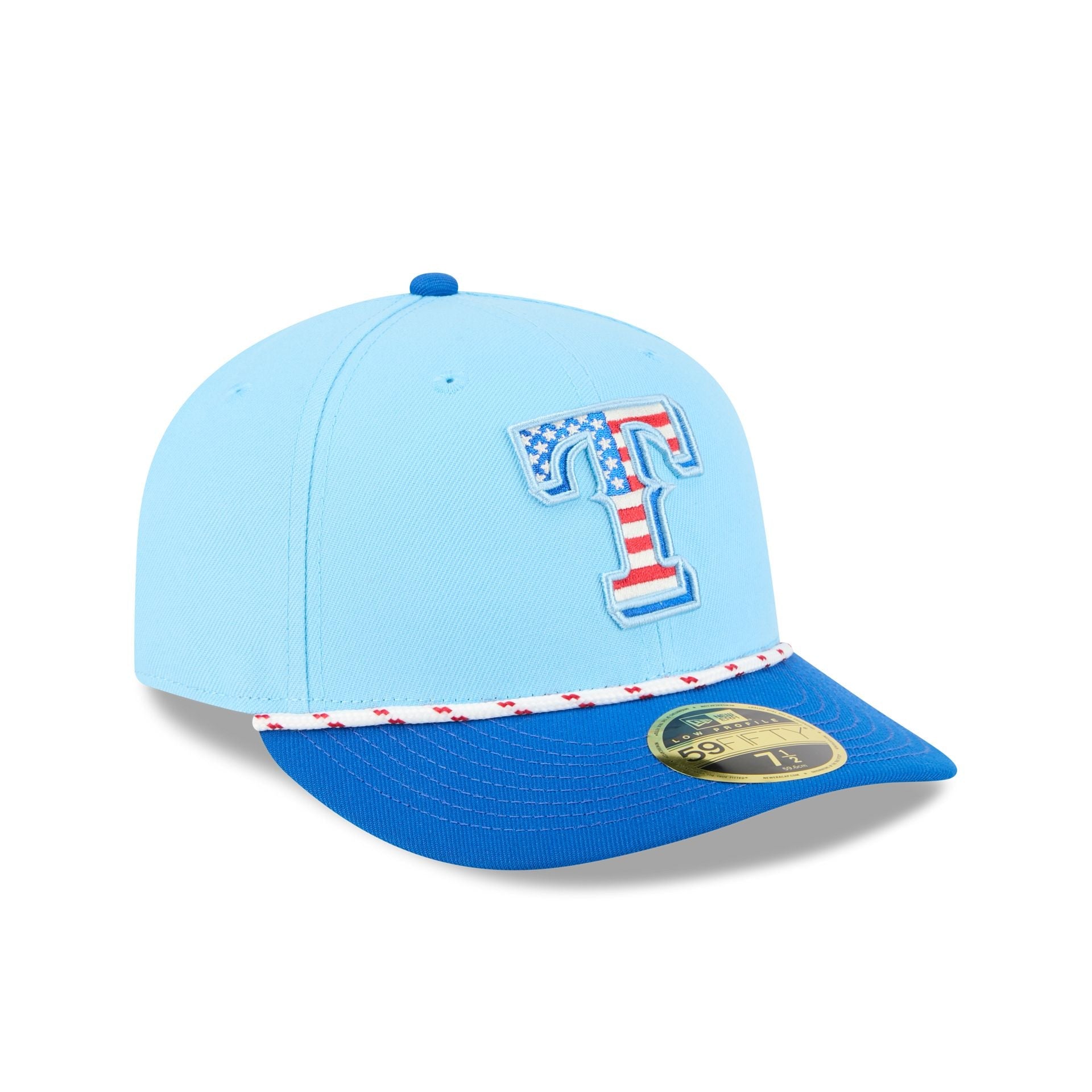 Texas Rangers Independence Day 2025 Low Profile 59FIFTY Fitted Hat