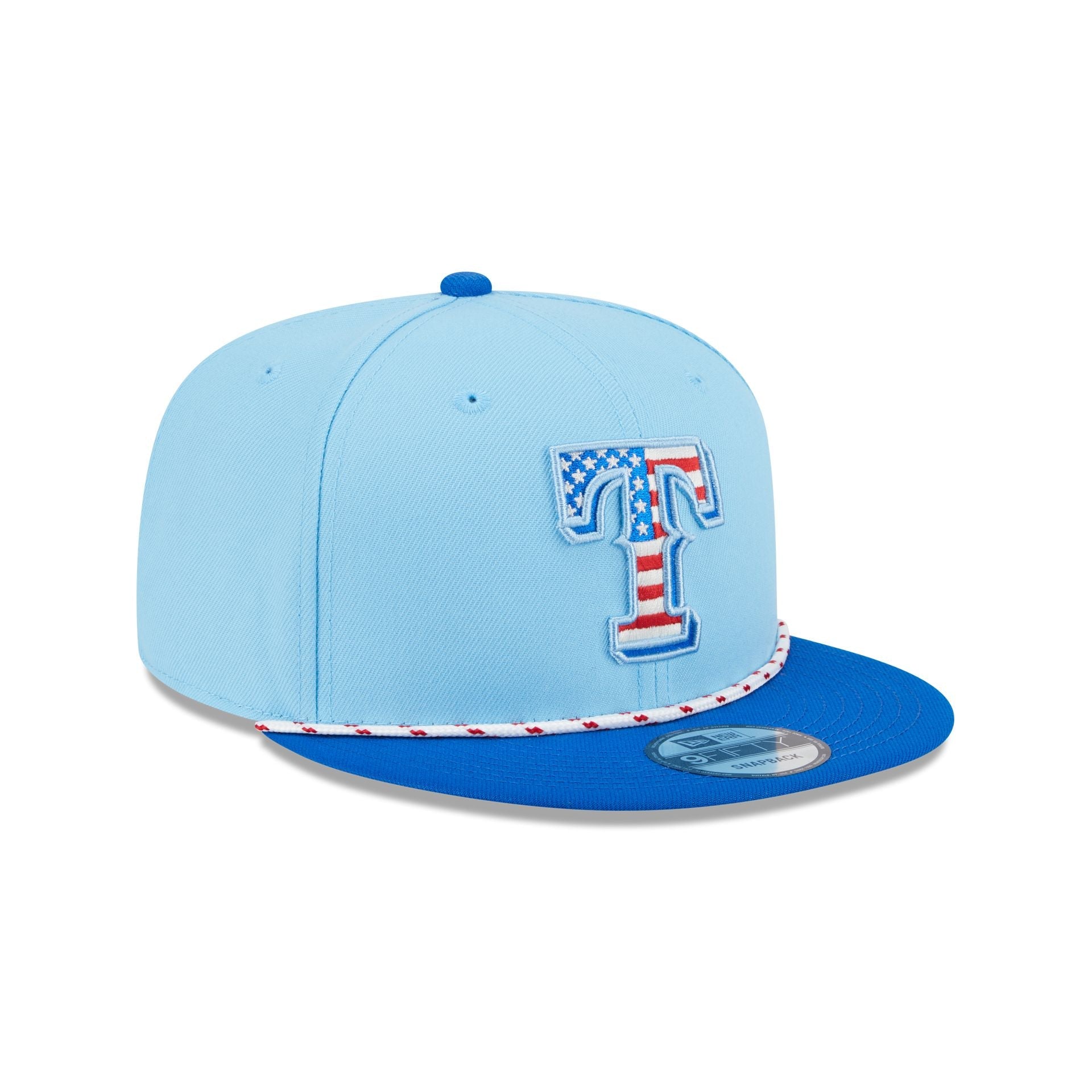 Texas Rangers Independence Day 2025 9FIFTY Snapback Hat
