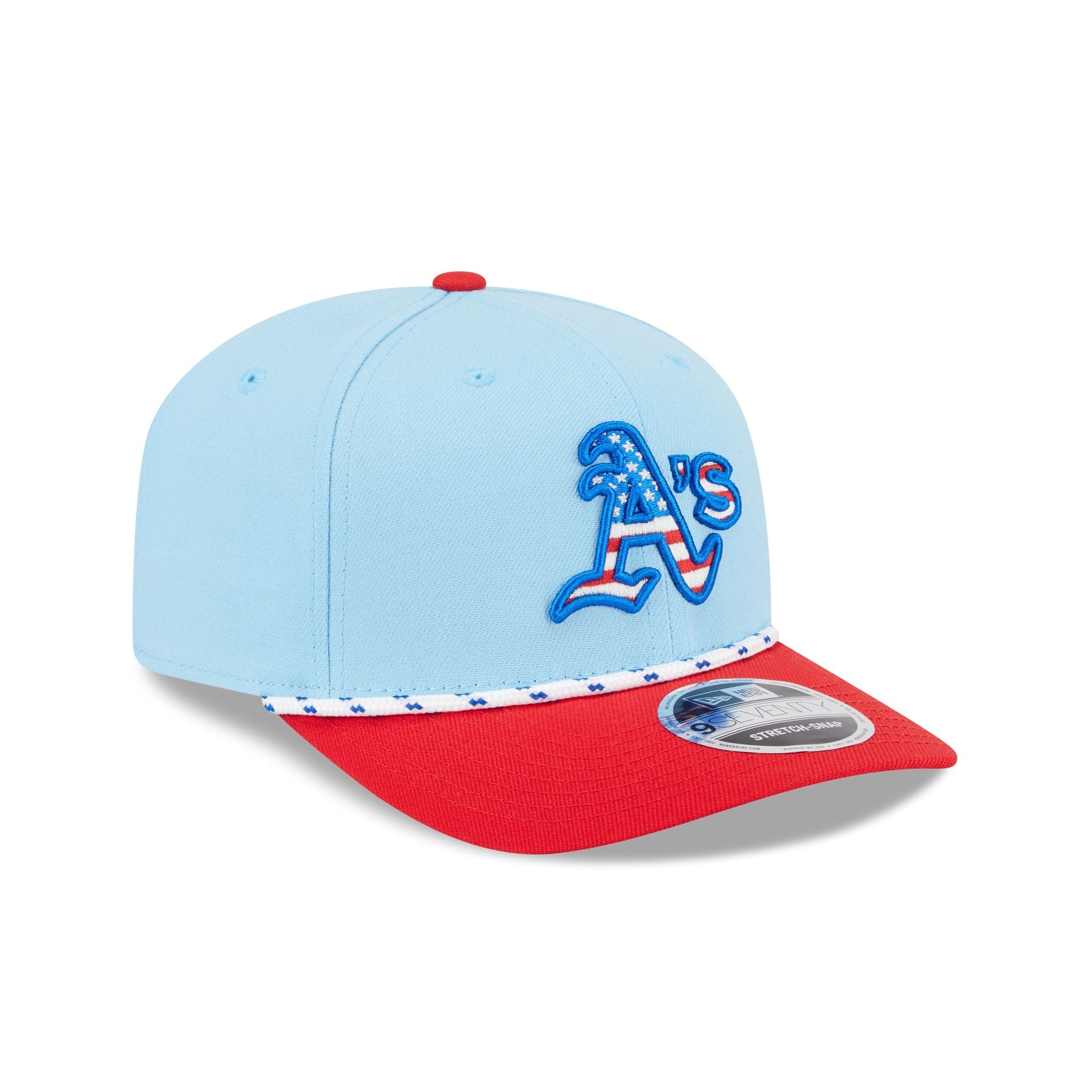 Athletics Independence Day 2025 9SEVENTY Stretch-Snap Hat