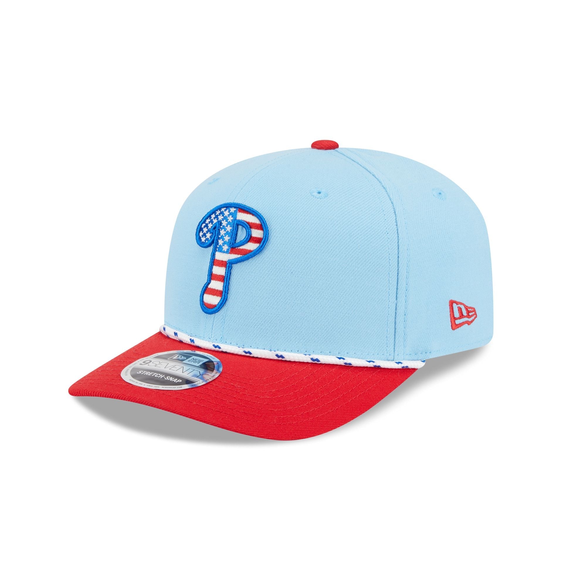 Philadelphia Phillies Independence Day 2025 9SEVENTY Stretch-Snap Hat