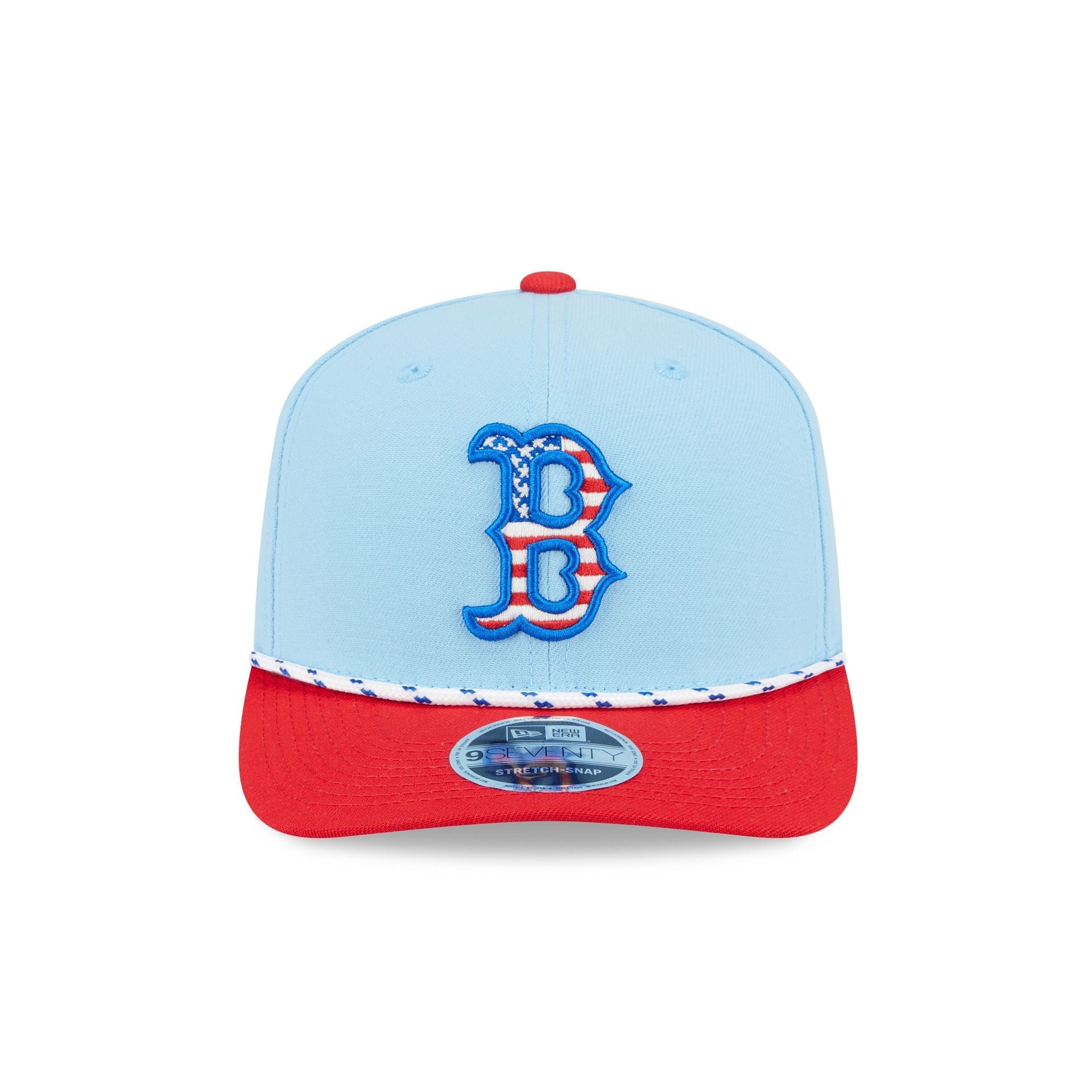 Boston Red Sox Independence Day 2025 9SEVENTY Stretch-Snap Hat