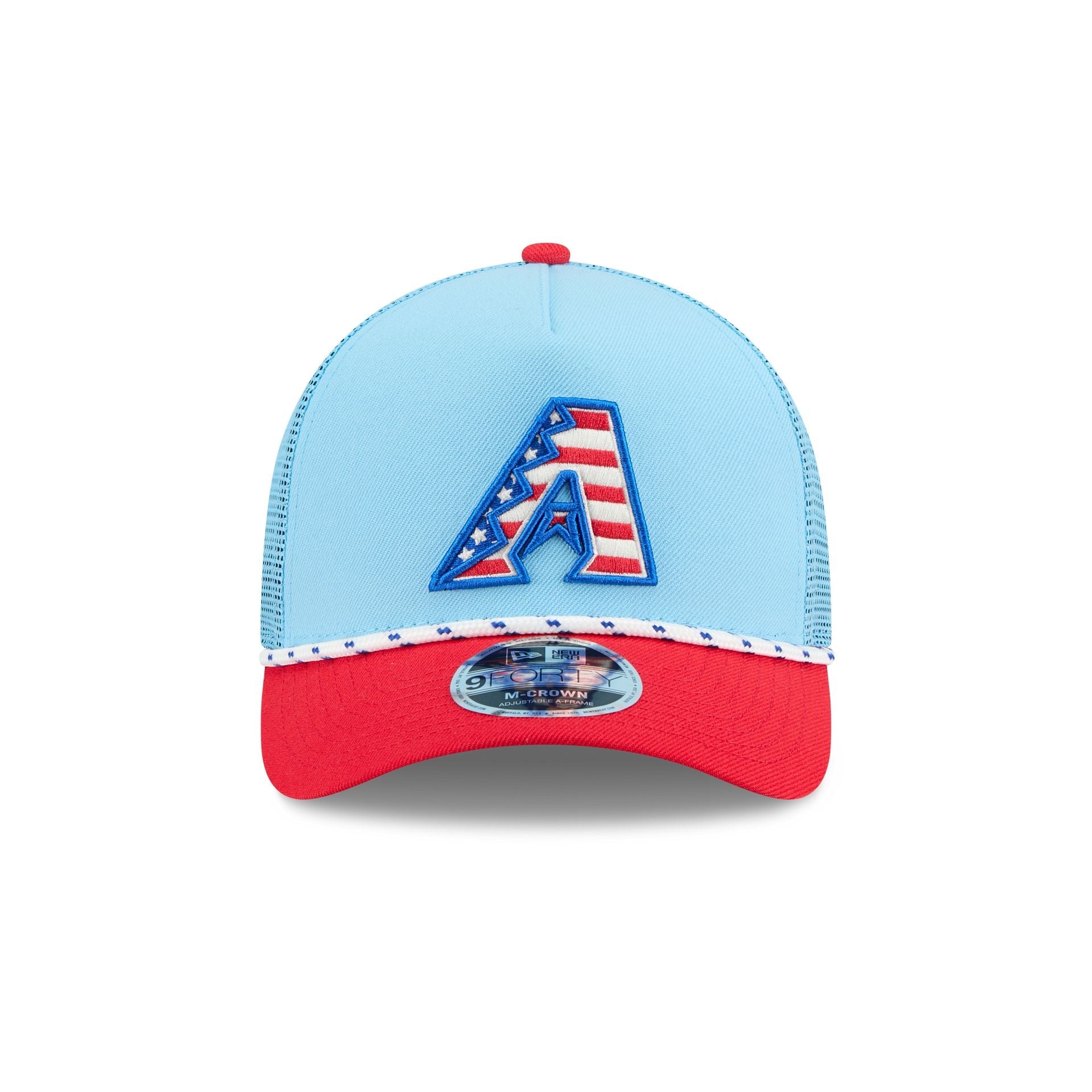 Arizona Diamondbacks Independence Day 2025 9FORTY M-Crown A-Frame Trucker Hat