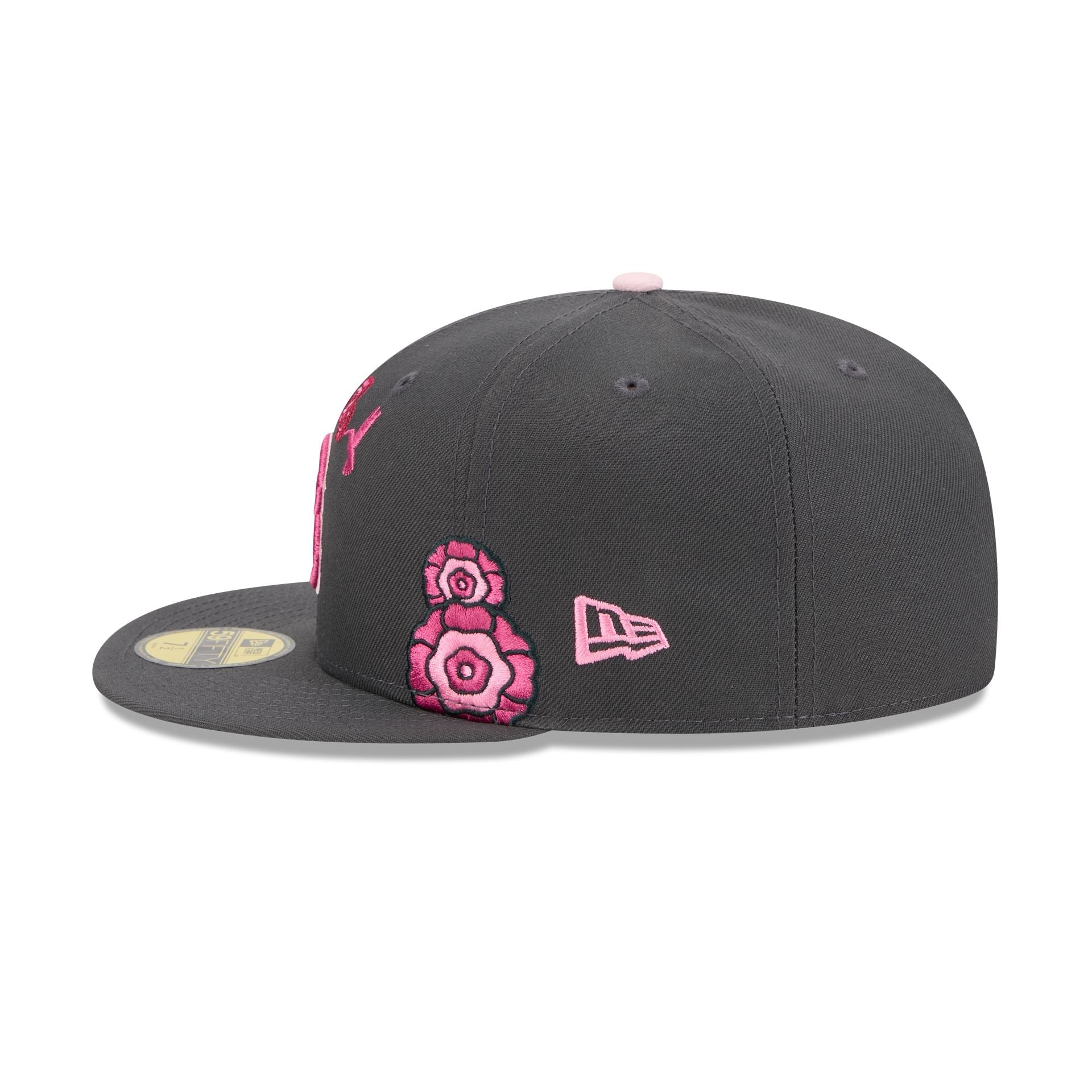 Boston Red Sox Day of the Dead Graphite 59FIFTY Fitted Hat