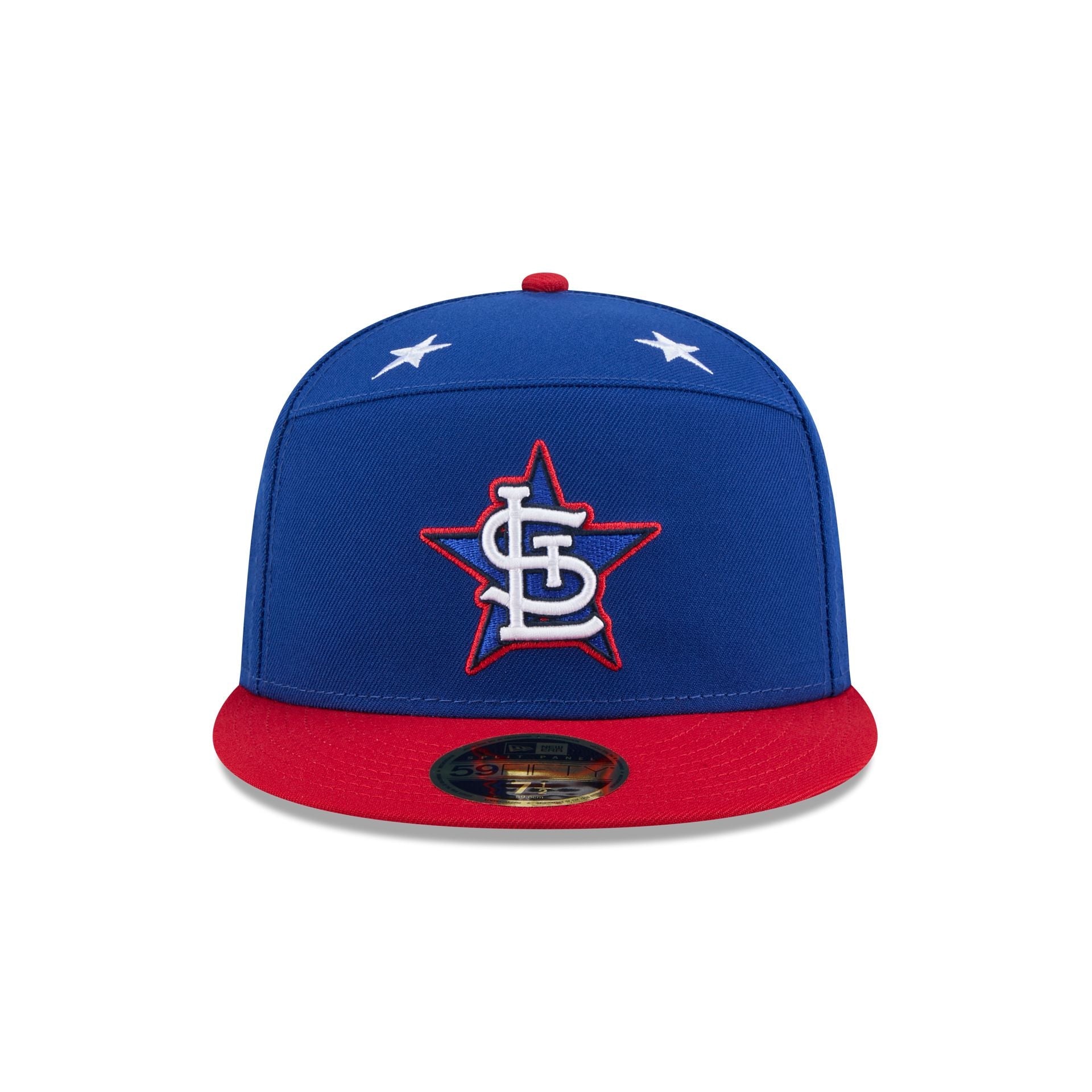 St. Louis Cardinals 2025 All-Star Game Workout Split Panel 59FIFTY Fitted Hat