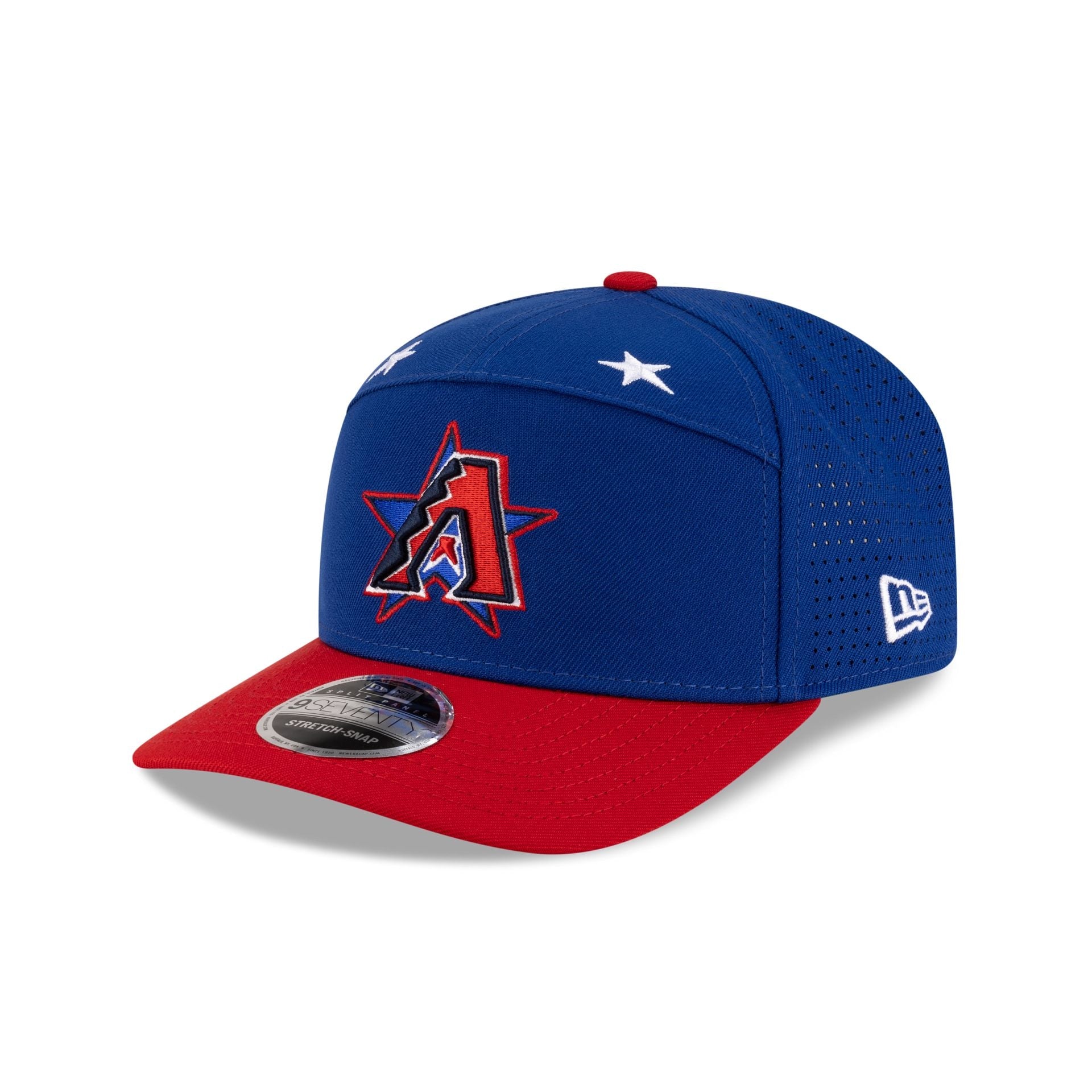 Arizona Diamondbacks 2025 All-Star Game Workout Split Panel 9SEVENTY Stretch-Snap Hat