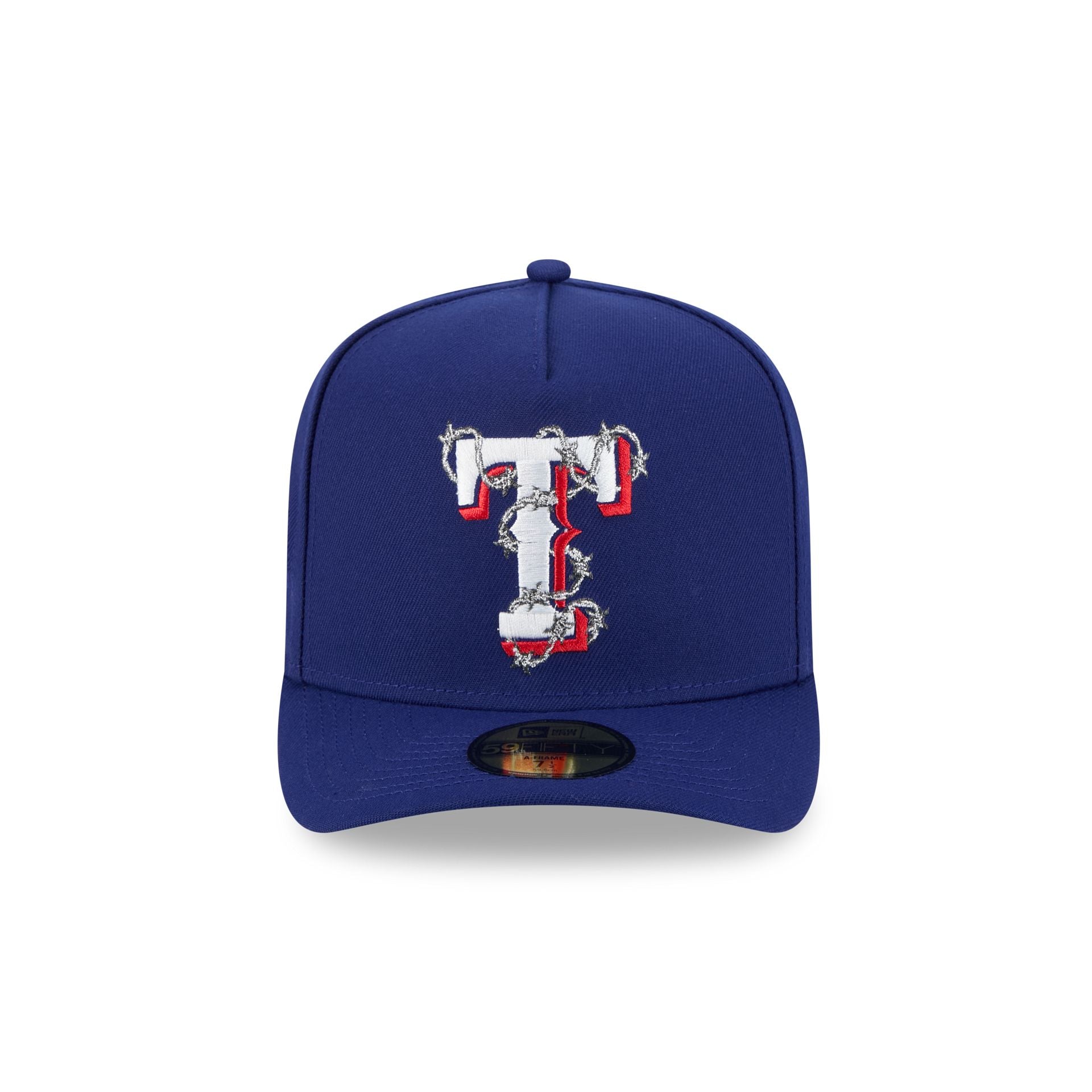 Texas Rangers Barbed Wire 59FIFTY A-Frame Fitted Hat