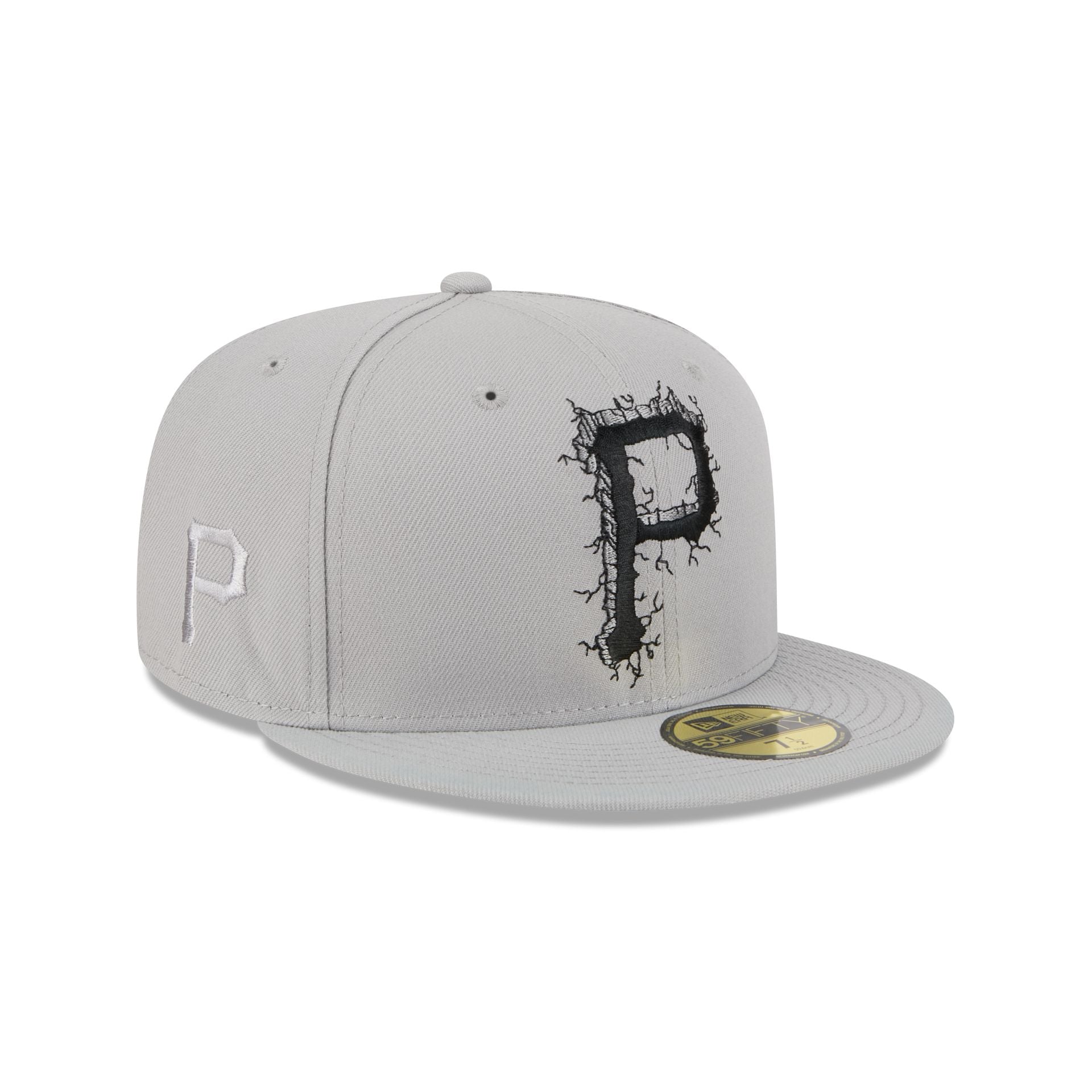 Pittsburgh Pirates Cracked Cement 59FIFTY Fitted Hat