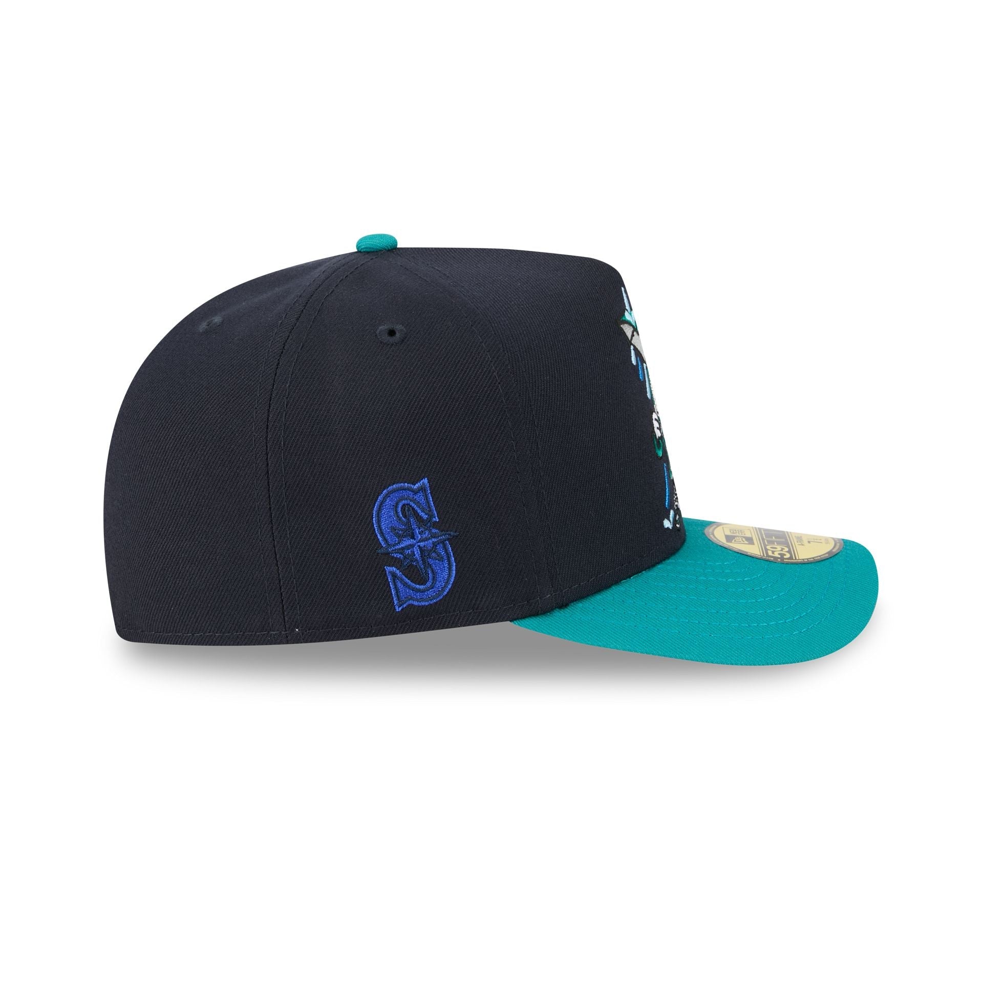 Seattle Mariners Cartoon 59FIFTY A-Frame Fitted Hat
