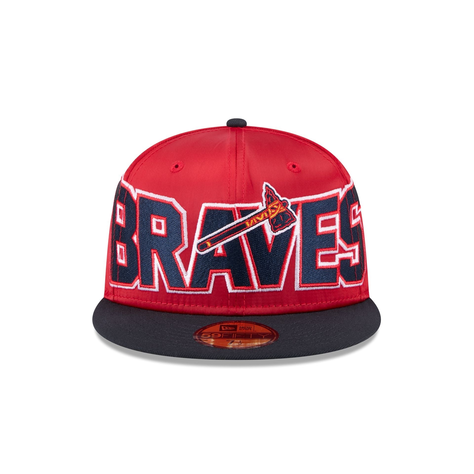 Atlanta Braves Bold Satin 59FIFTY Fitted Hat