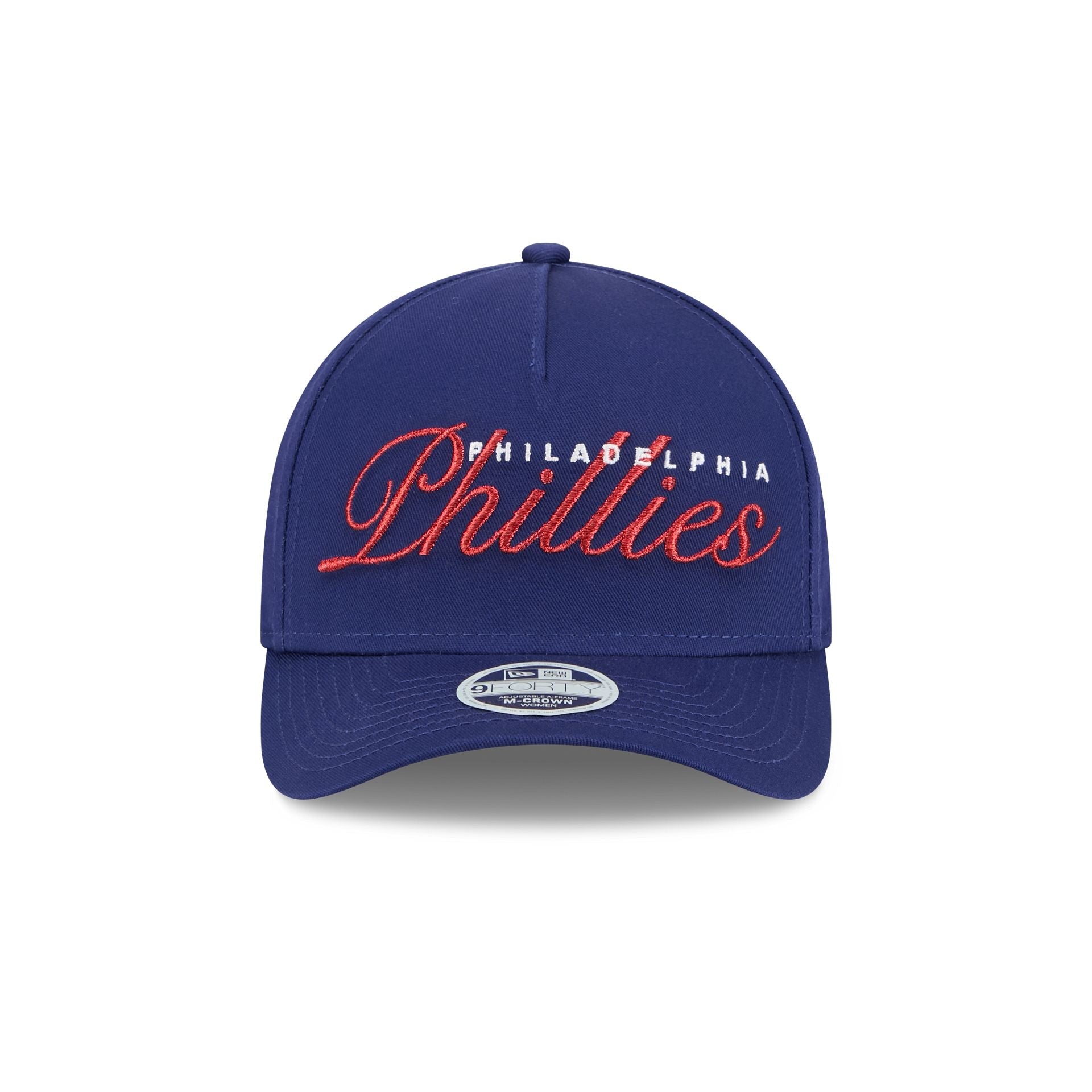 Philadelphia Phillies Metallic Women's 9FORTY M-Crown A-Frame Snapback Hat