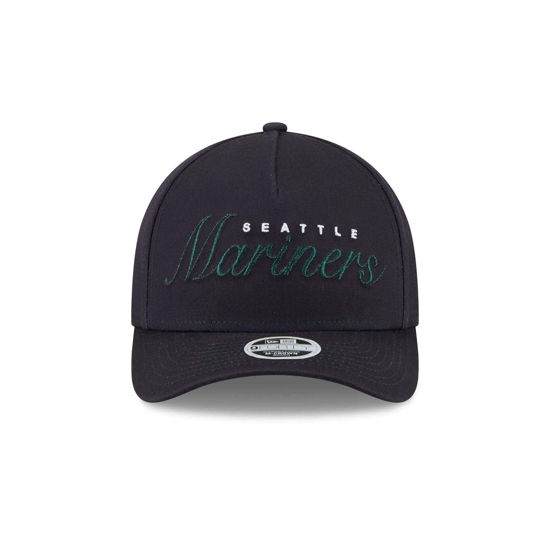 Seattle Mariners Metallic Women's 9FORTY M-Crown A-Frame Snapback Hat