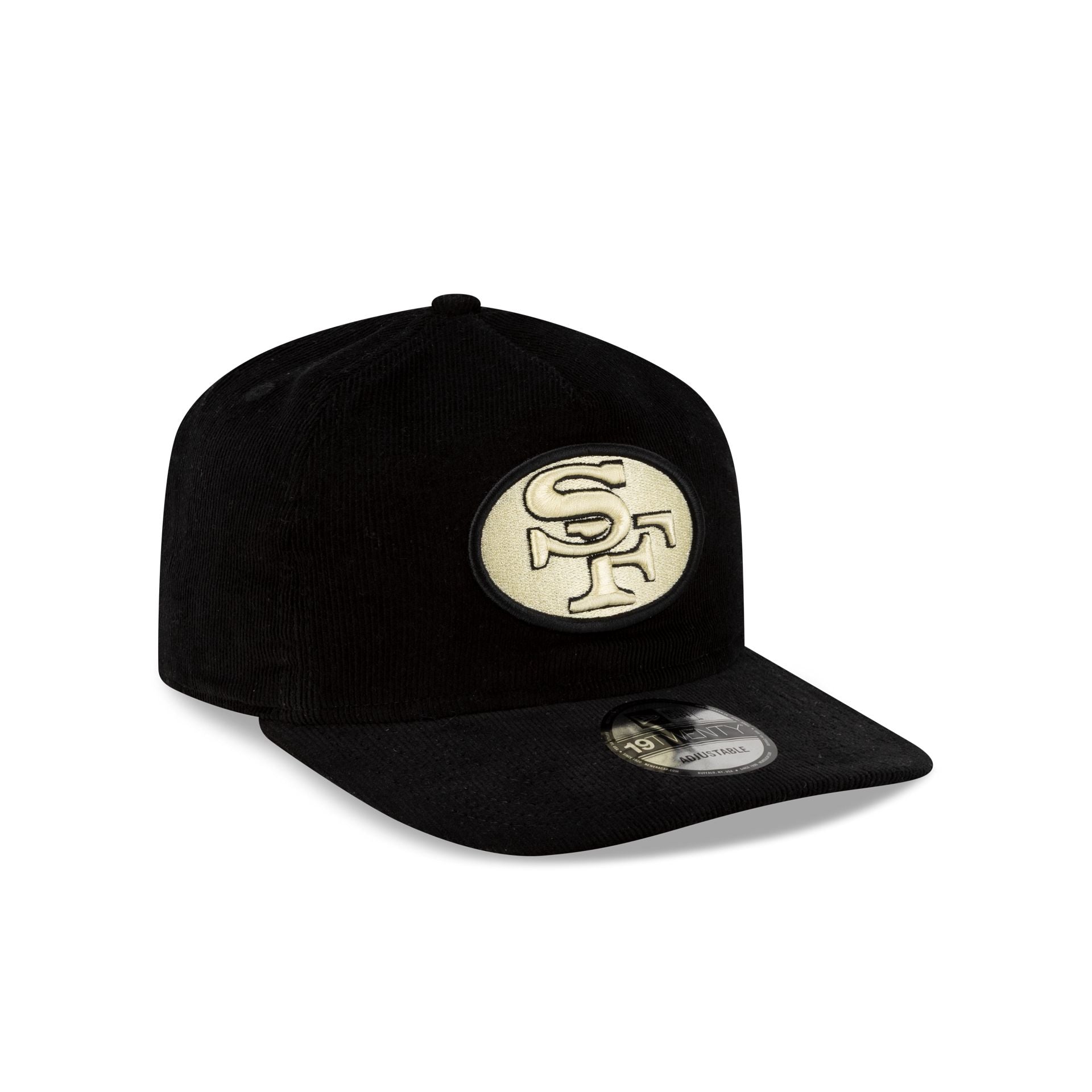 San Francisco Giants Nostalgic Black Corduroy 19TWENTY Adjustable Hat