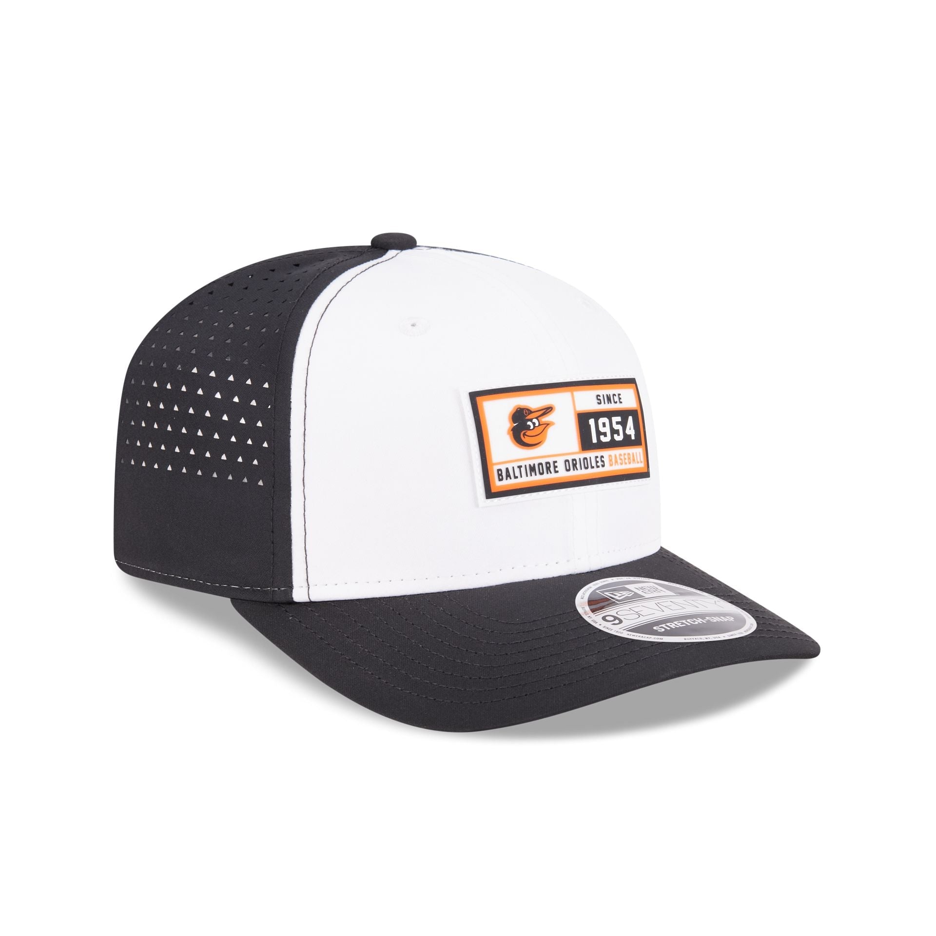 Baltimore Orioles Est. Patch 9SEVENTY Stretch-Snap Hat