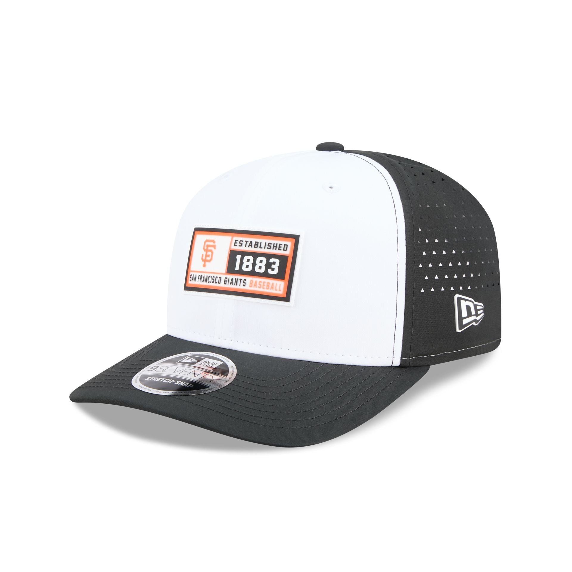 San Francisco Giants Est. Patch 9SEVENTY Stretch-Snap Hat