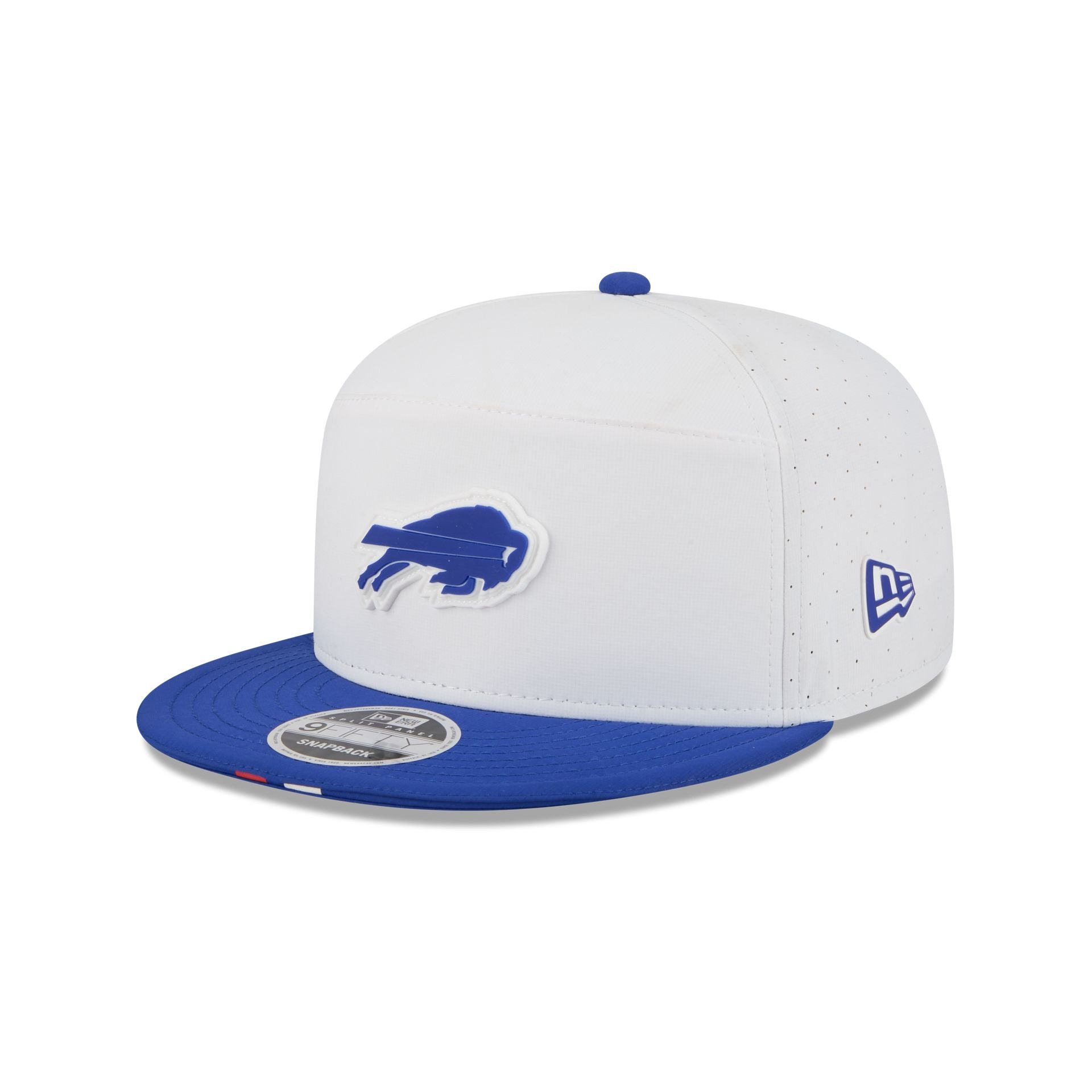 Buffalo Bills 2025 Training Split Panel 9FIFTY Snapback Hat