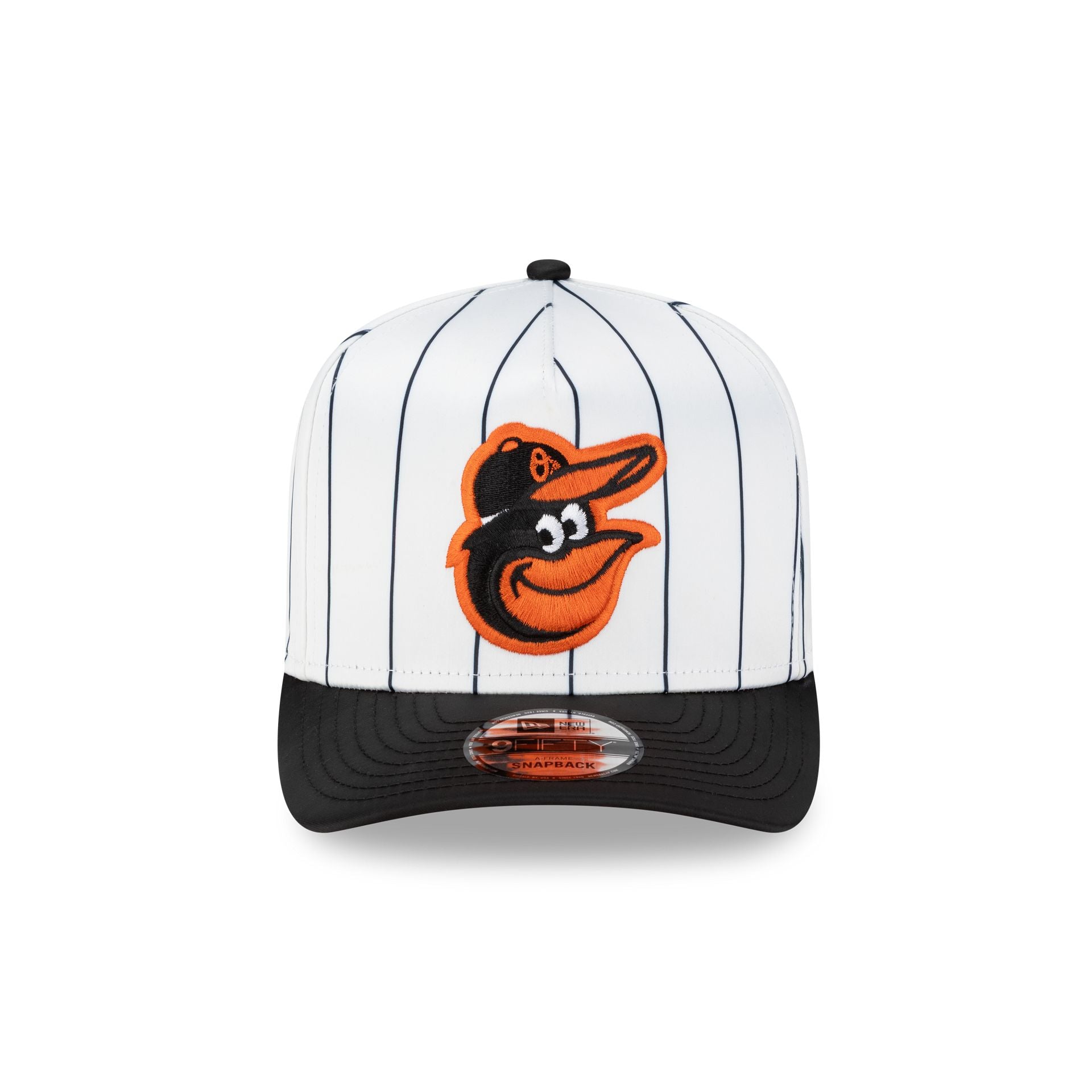 Baltimore Orioles Satin Pinstripe 9FIFTY A-Frame Snapback Hat