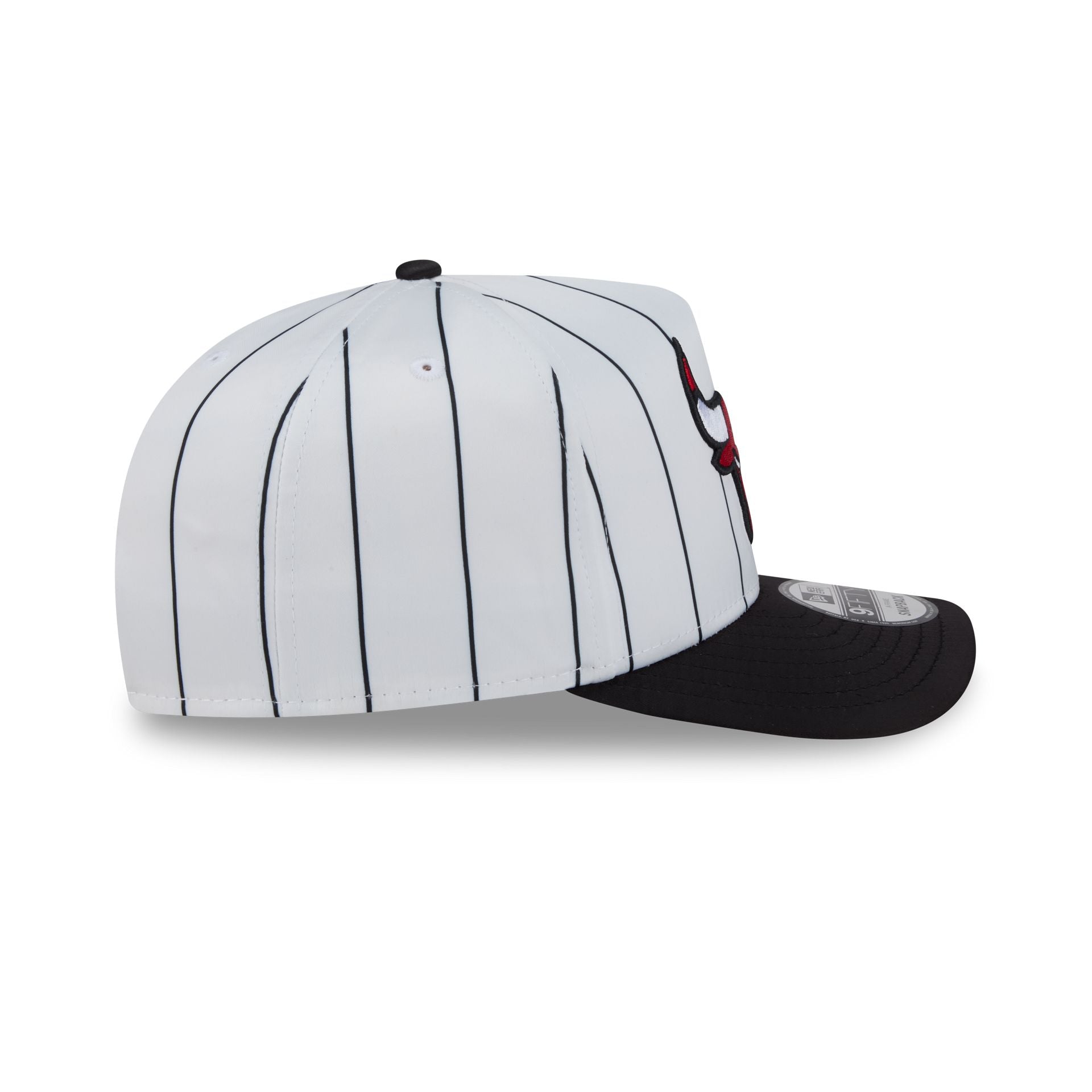 Chicago Bulls Satin Pinstripe 9FIFTY A-Frame Snapback Hat
